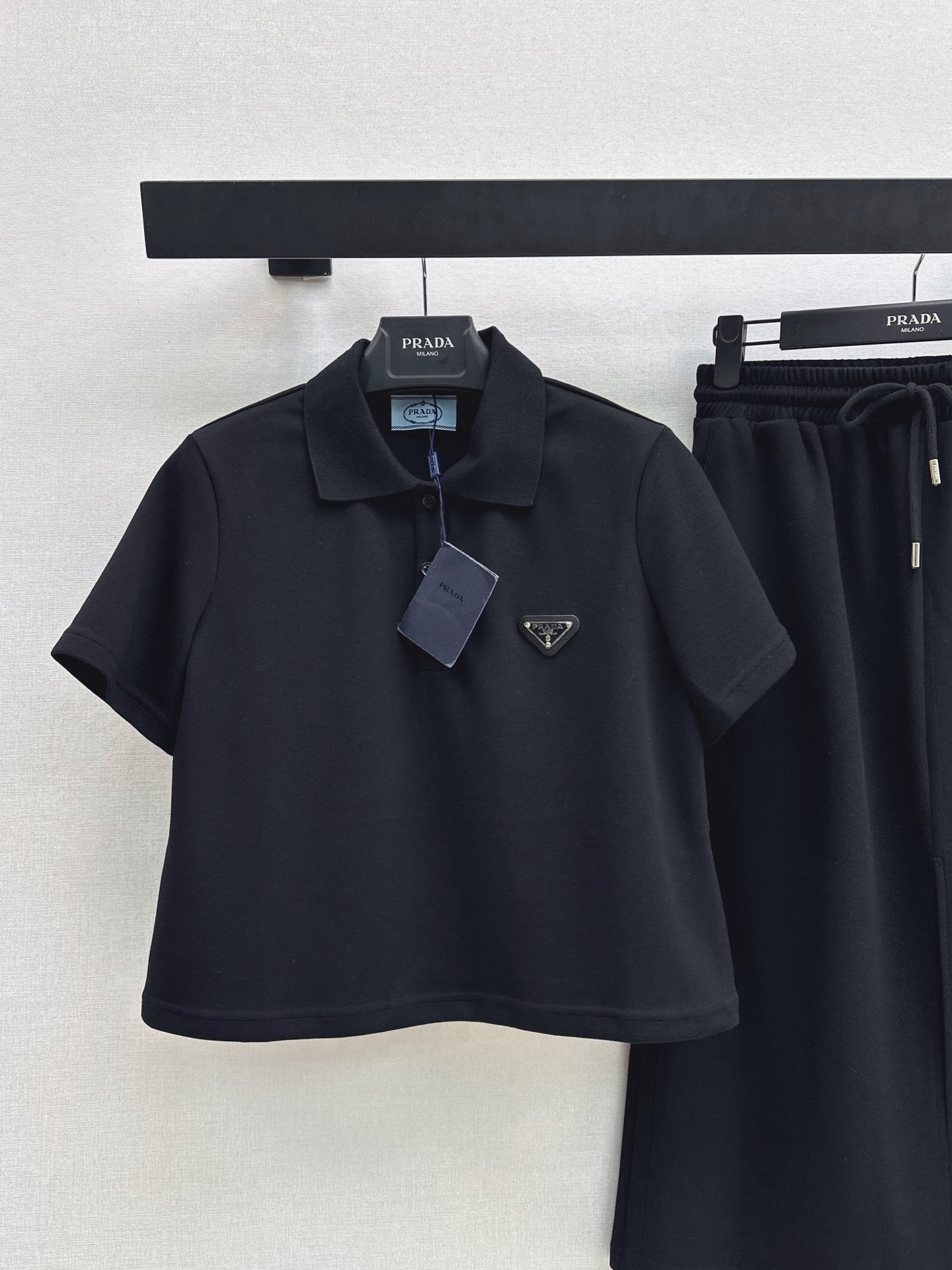 Pra 26ss polo top skirt set