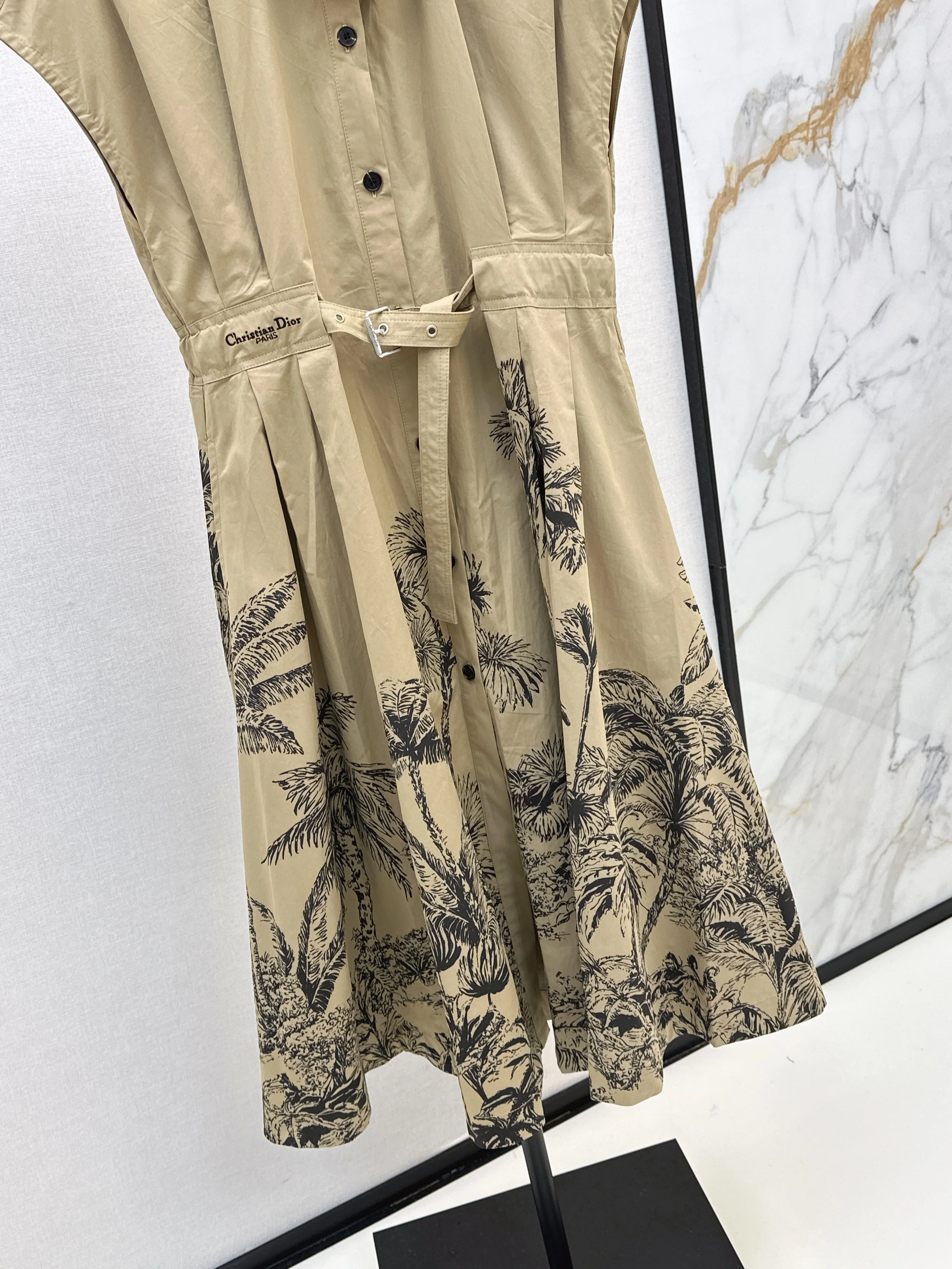 CD 26ss print shirt dress