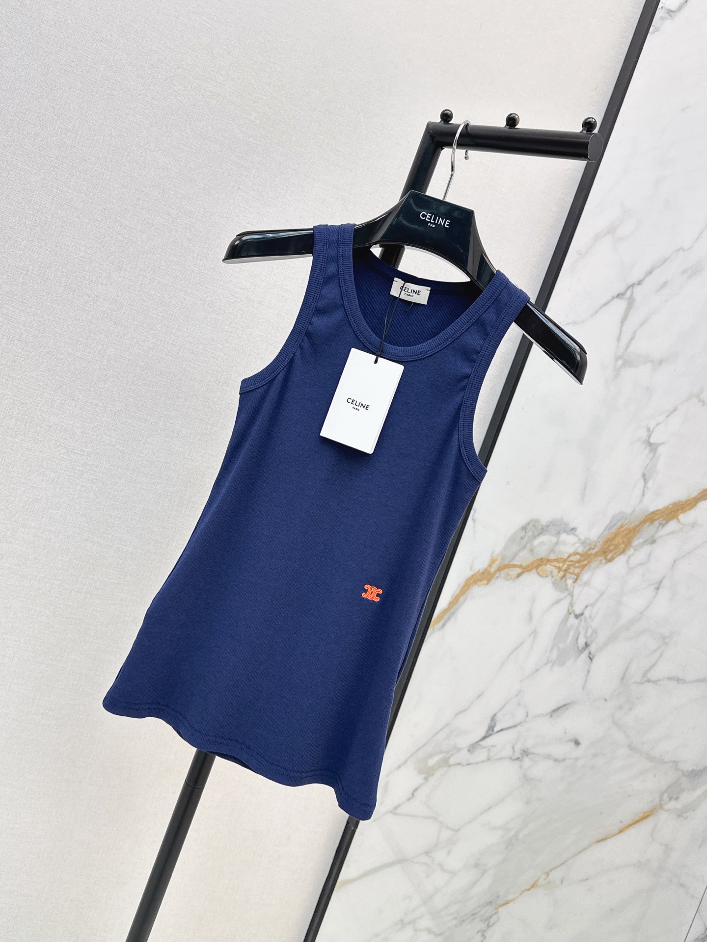 Celi 26ss rib knit vest