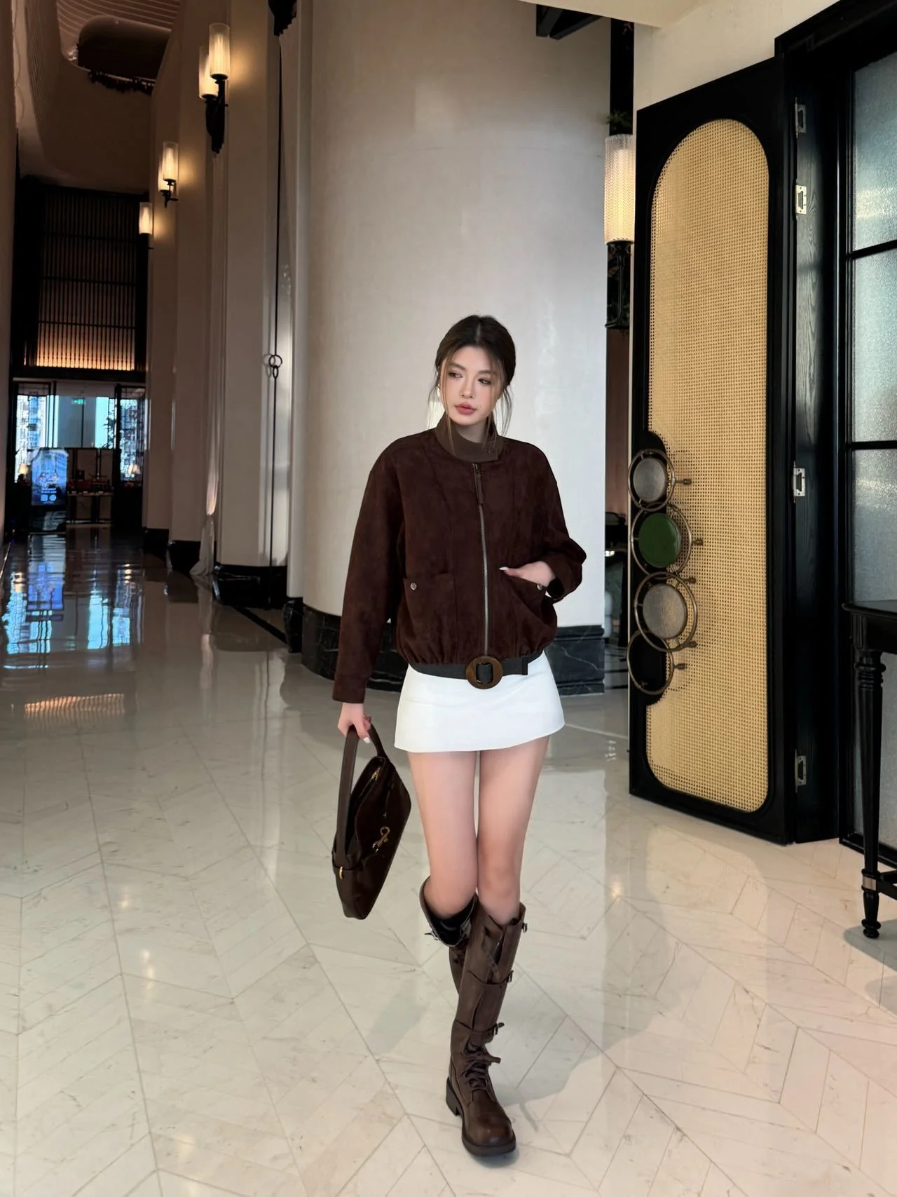 Loe 25fw suede jacket