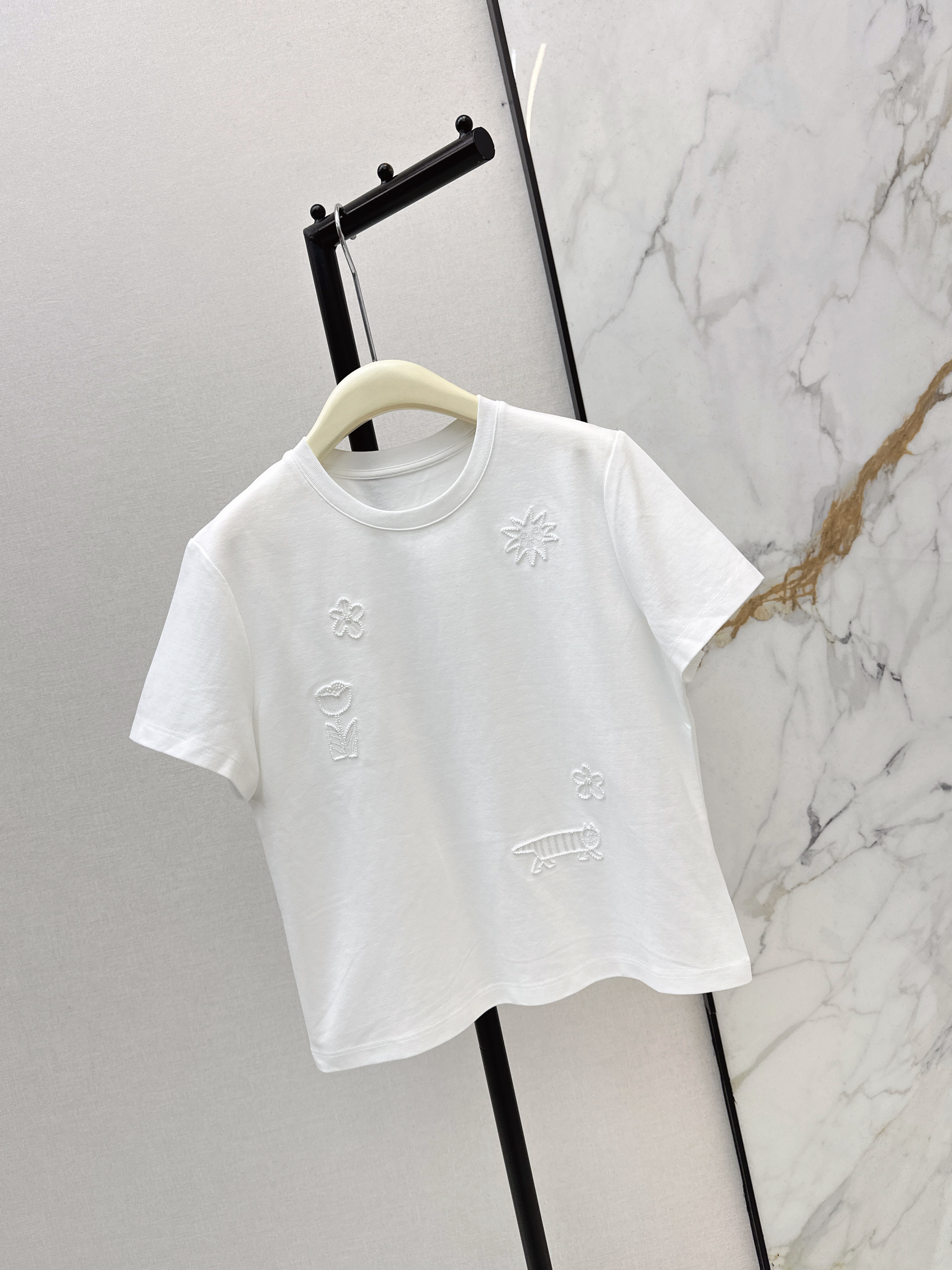 Chan 26ss beading t-shirt