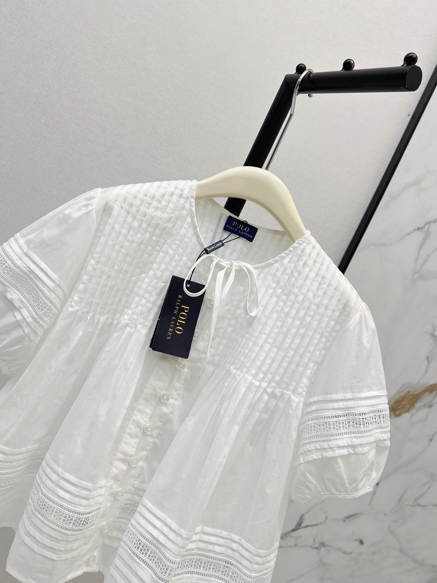 Ralp 26ss hollow lace shirt