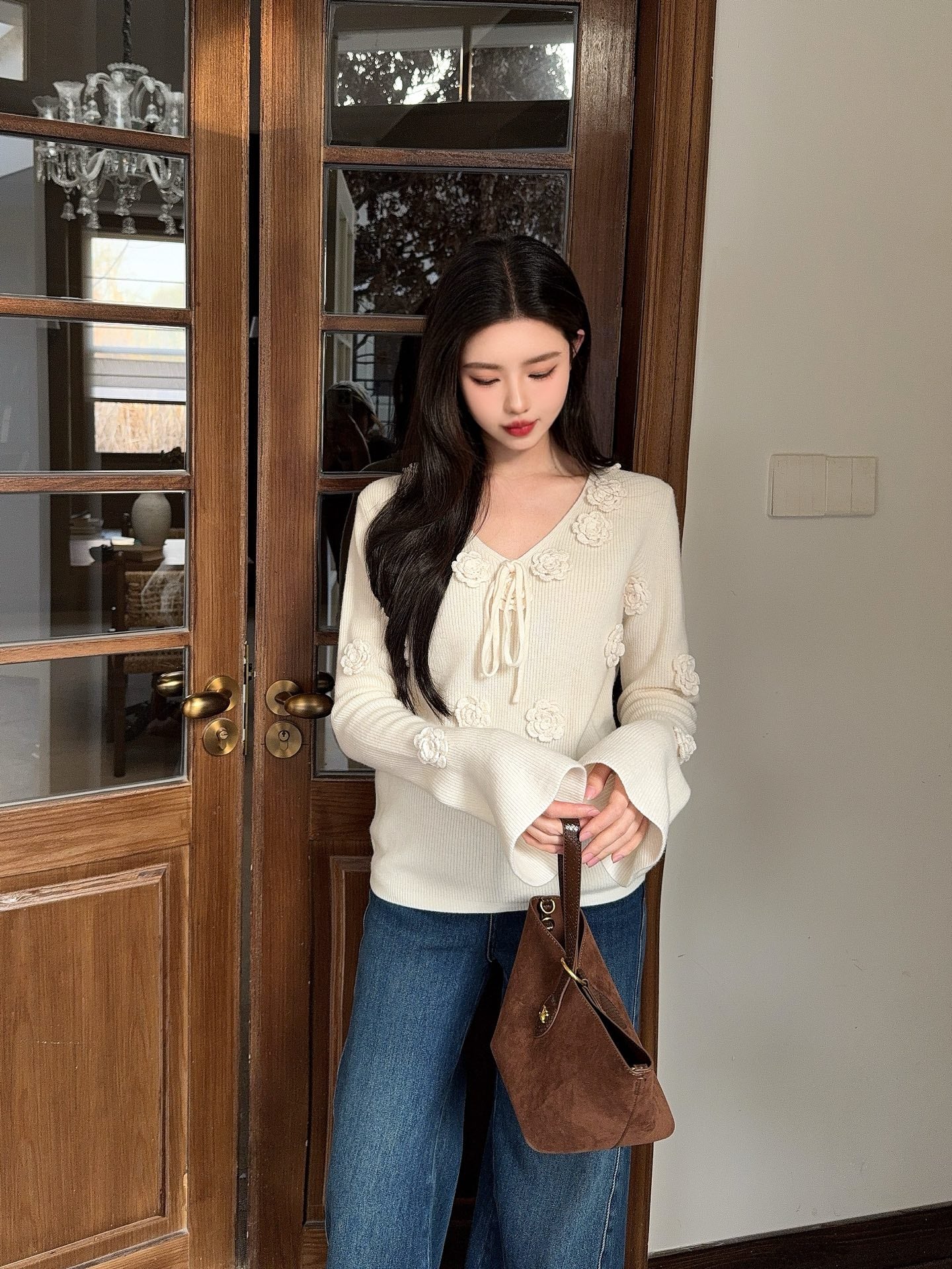 Miu 26ss knit sweater