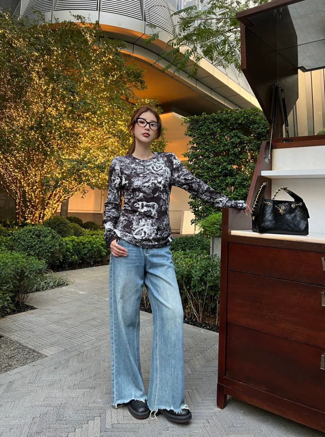 CD 26ss print basic tee