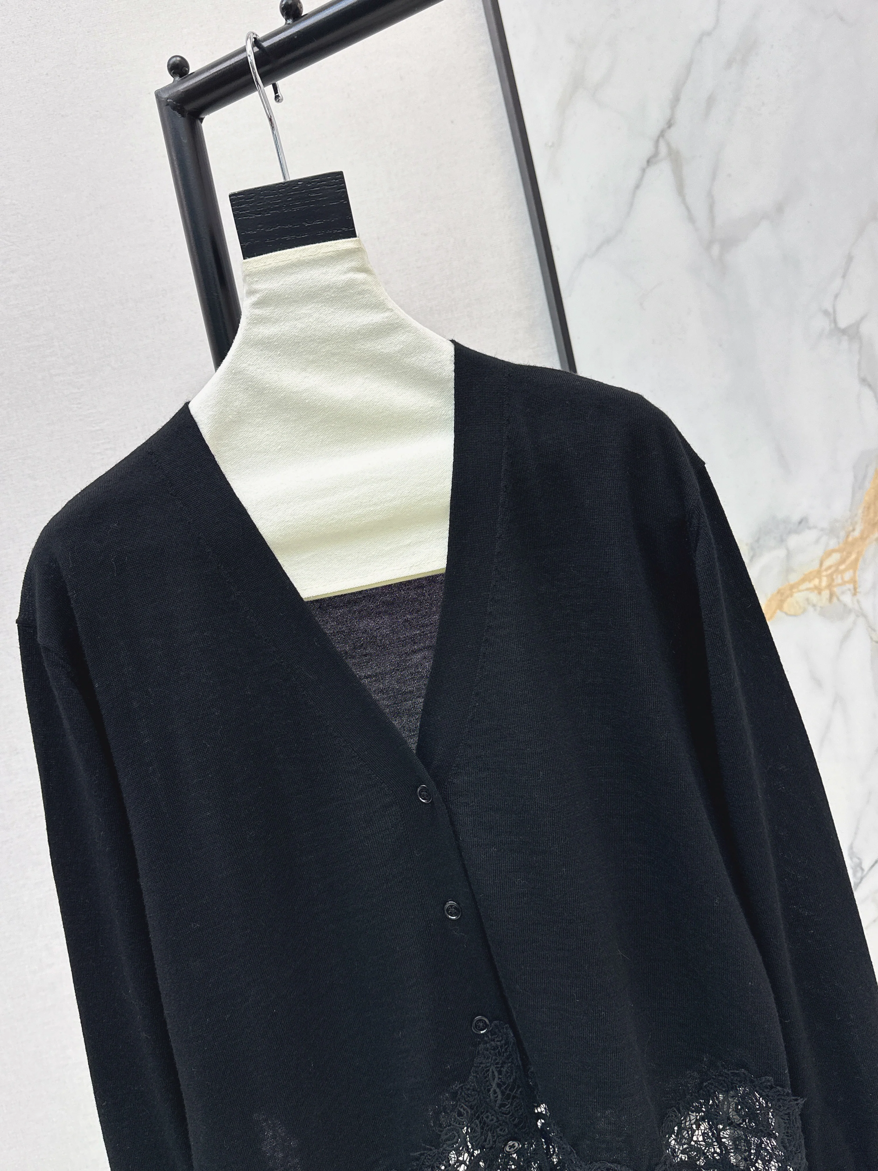 ES 26ss lace contract cardigan