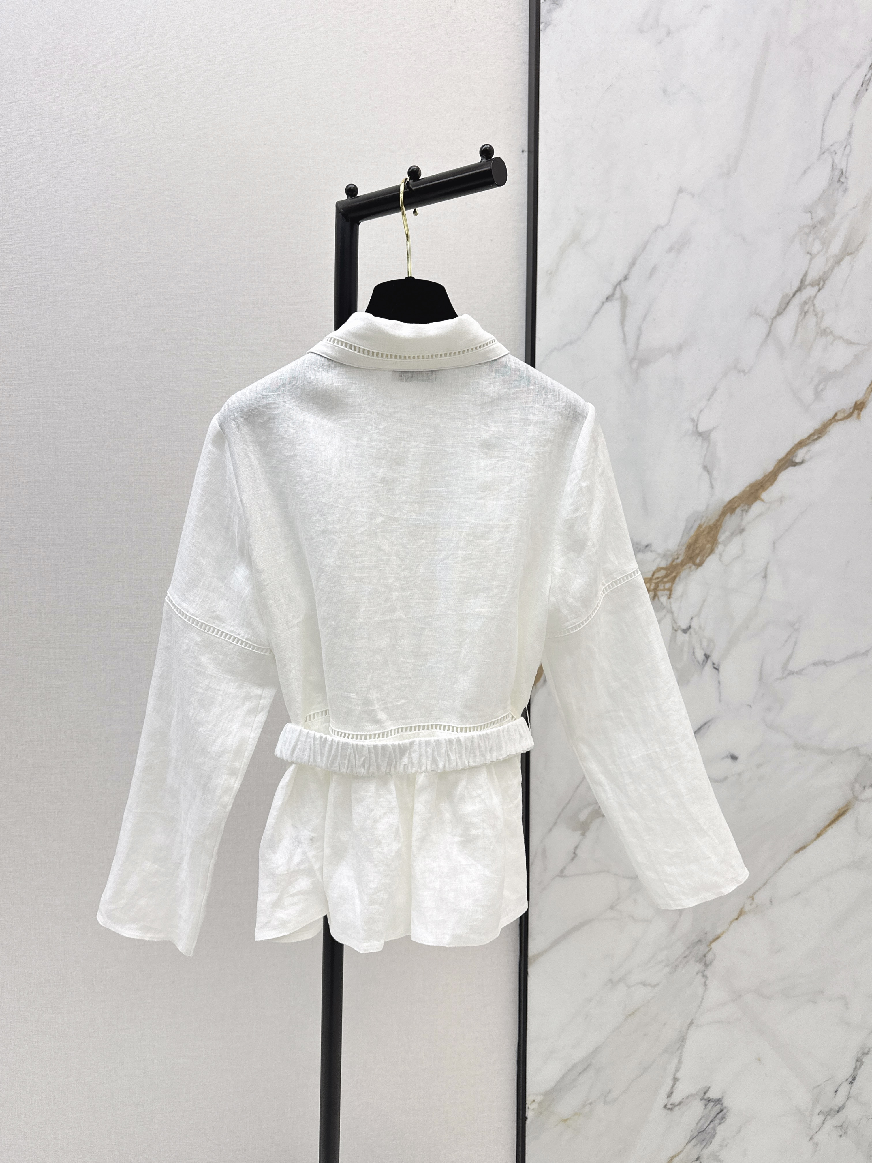 Chan 26ss belted shirt