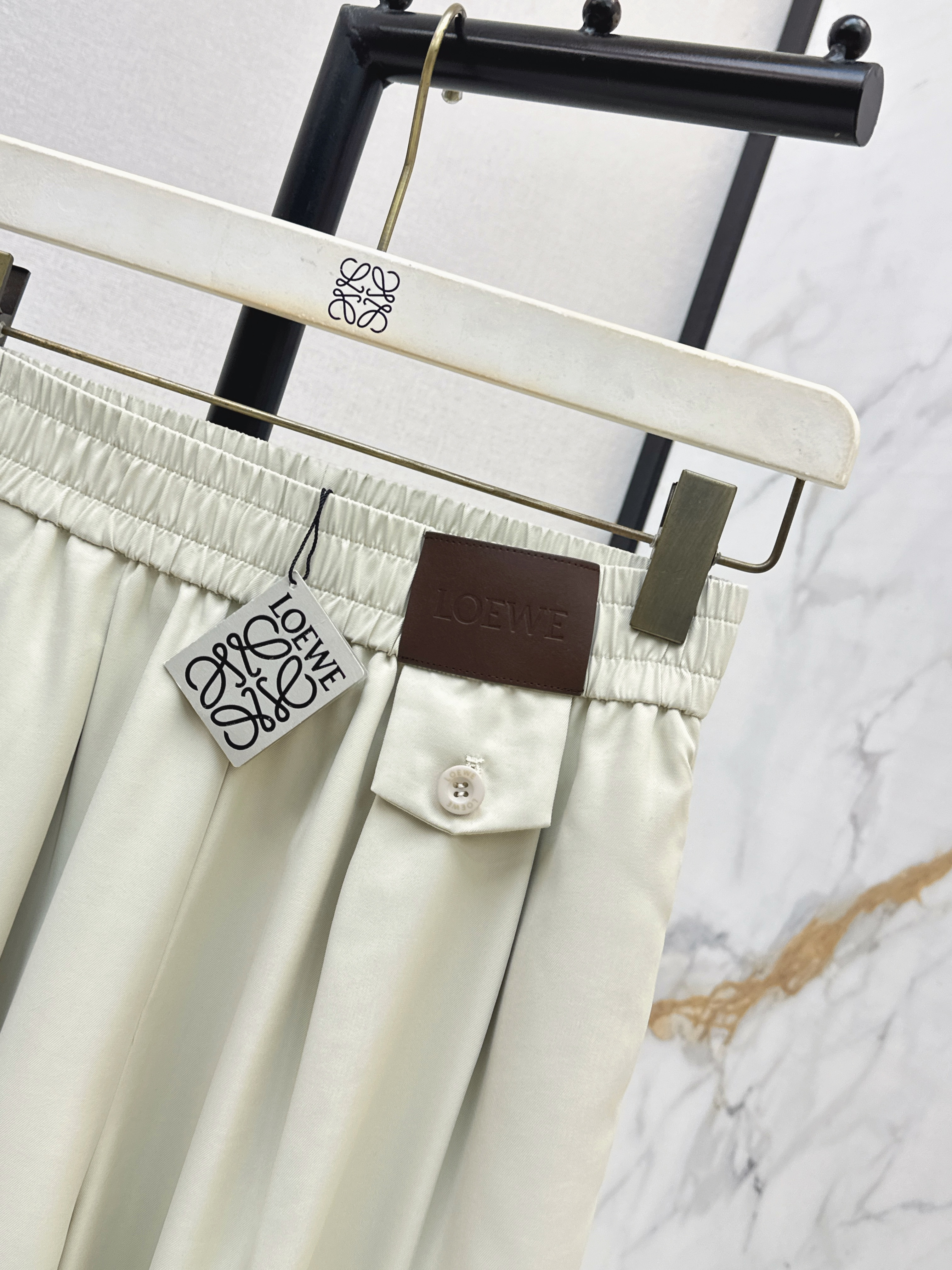 Loe 26ss straight-leg pants