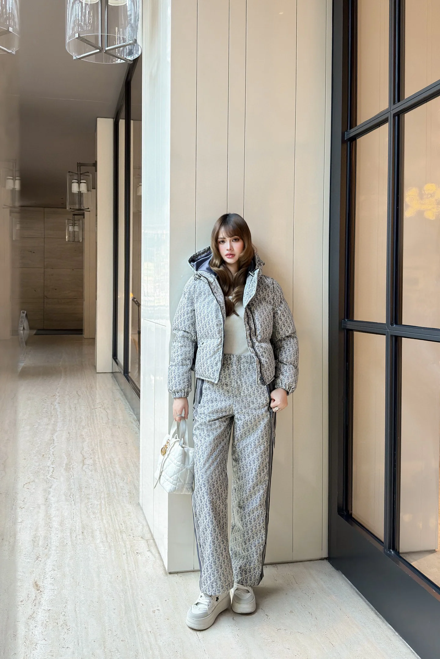 CD 25fw hooded puffer jackets