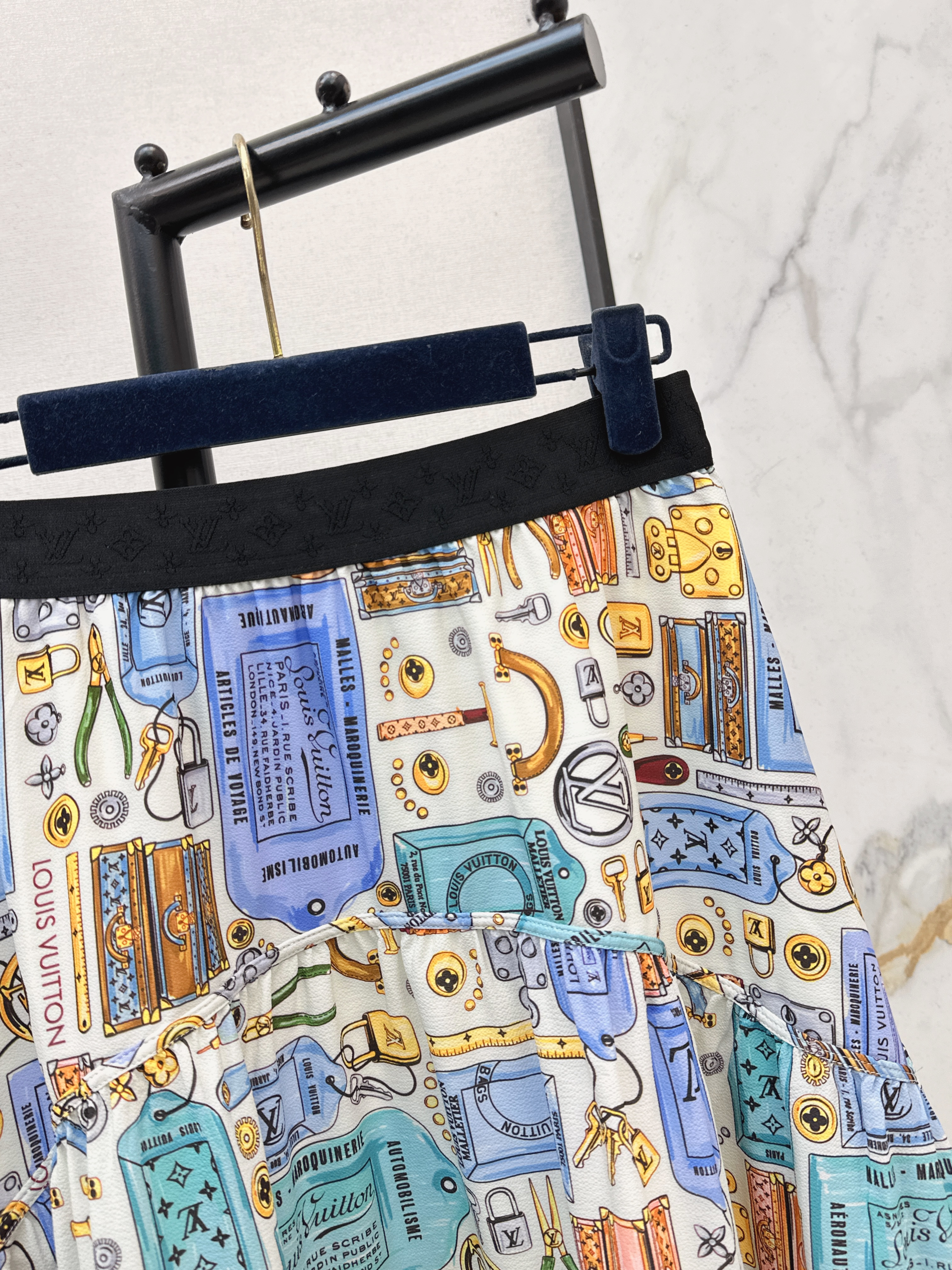 Loui 26ss print skirt