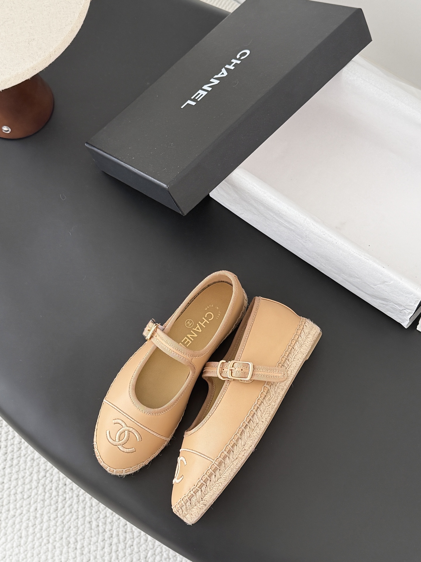 Chan 26ss mary jeans flats