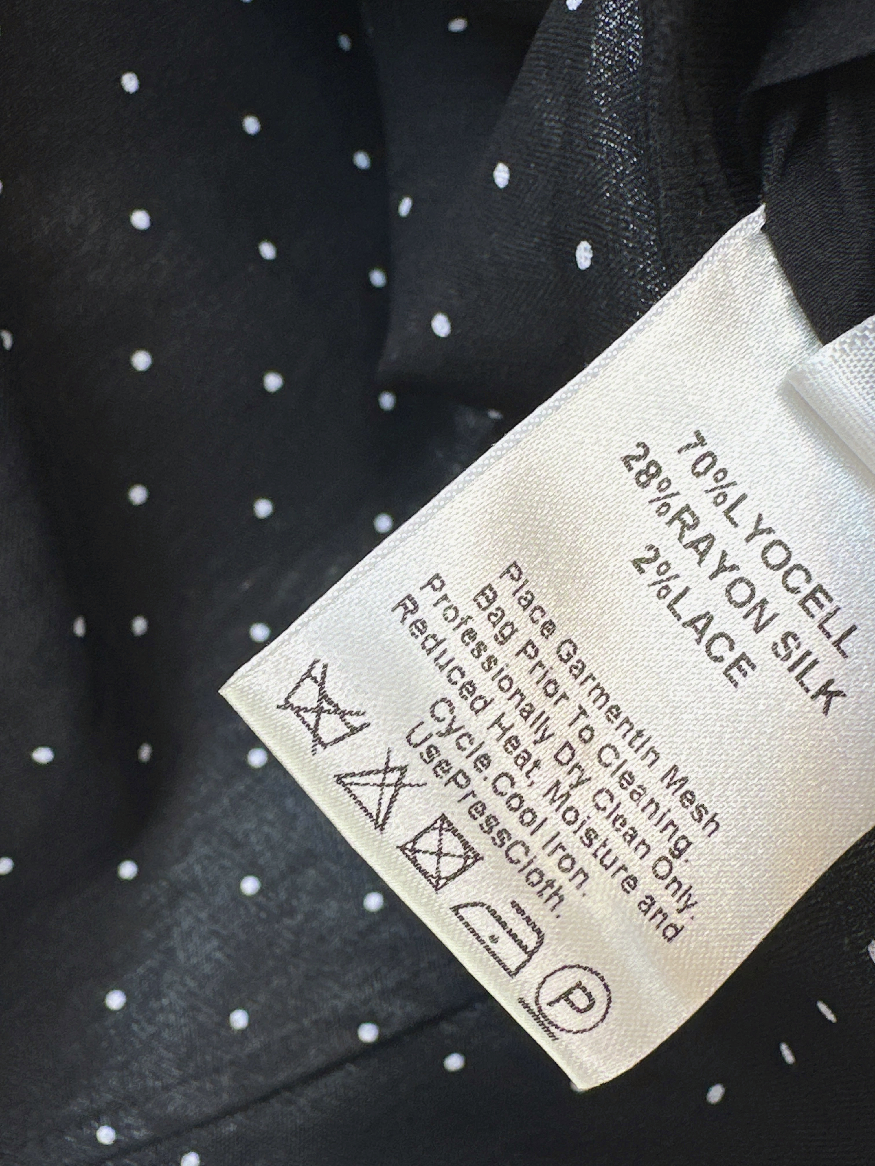 Miu 26ss polka dots dress