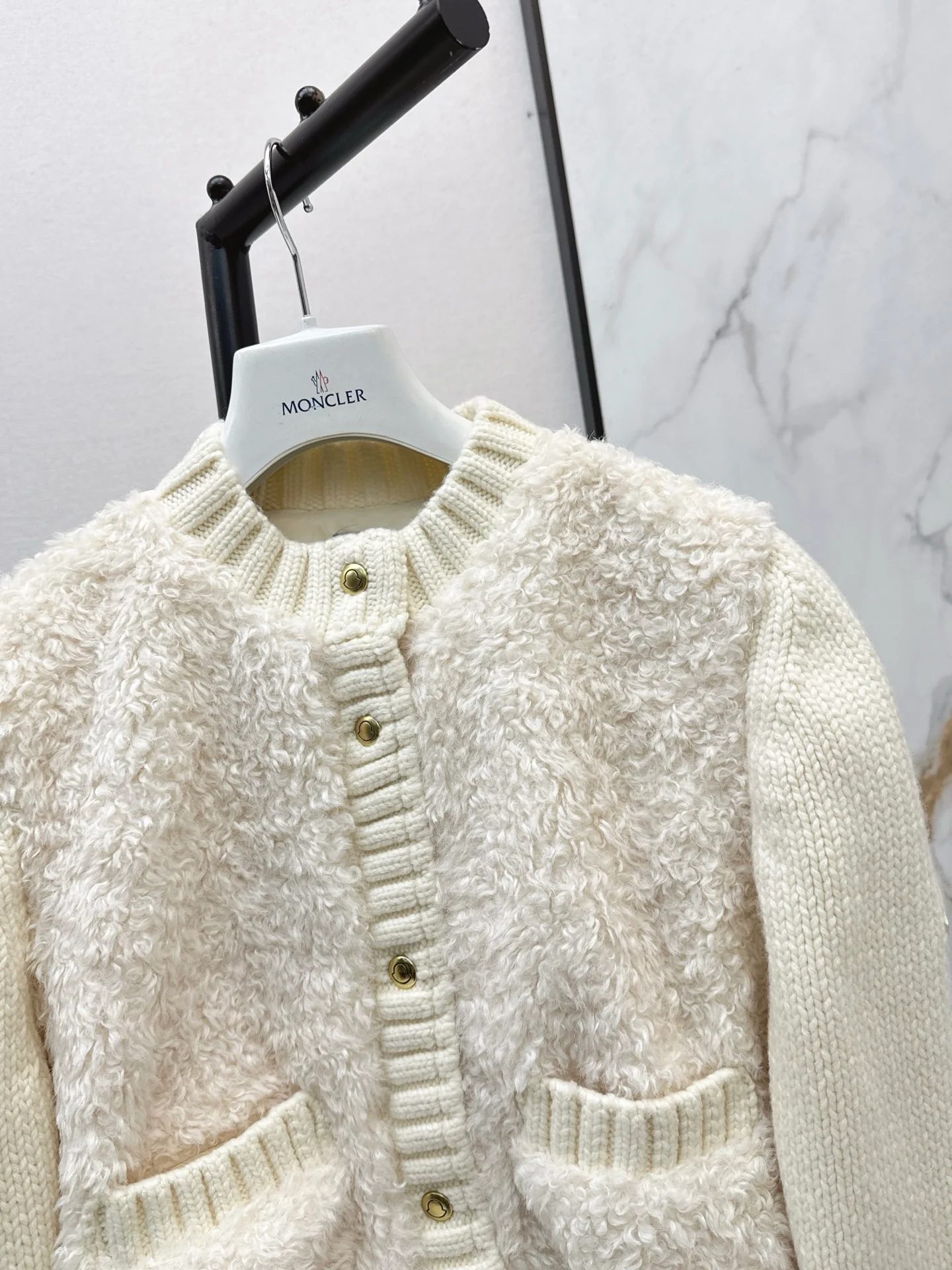 Monc 25fw wool knit jacket