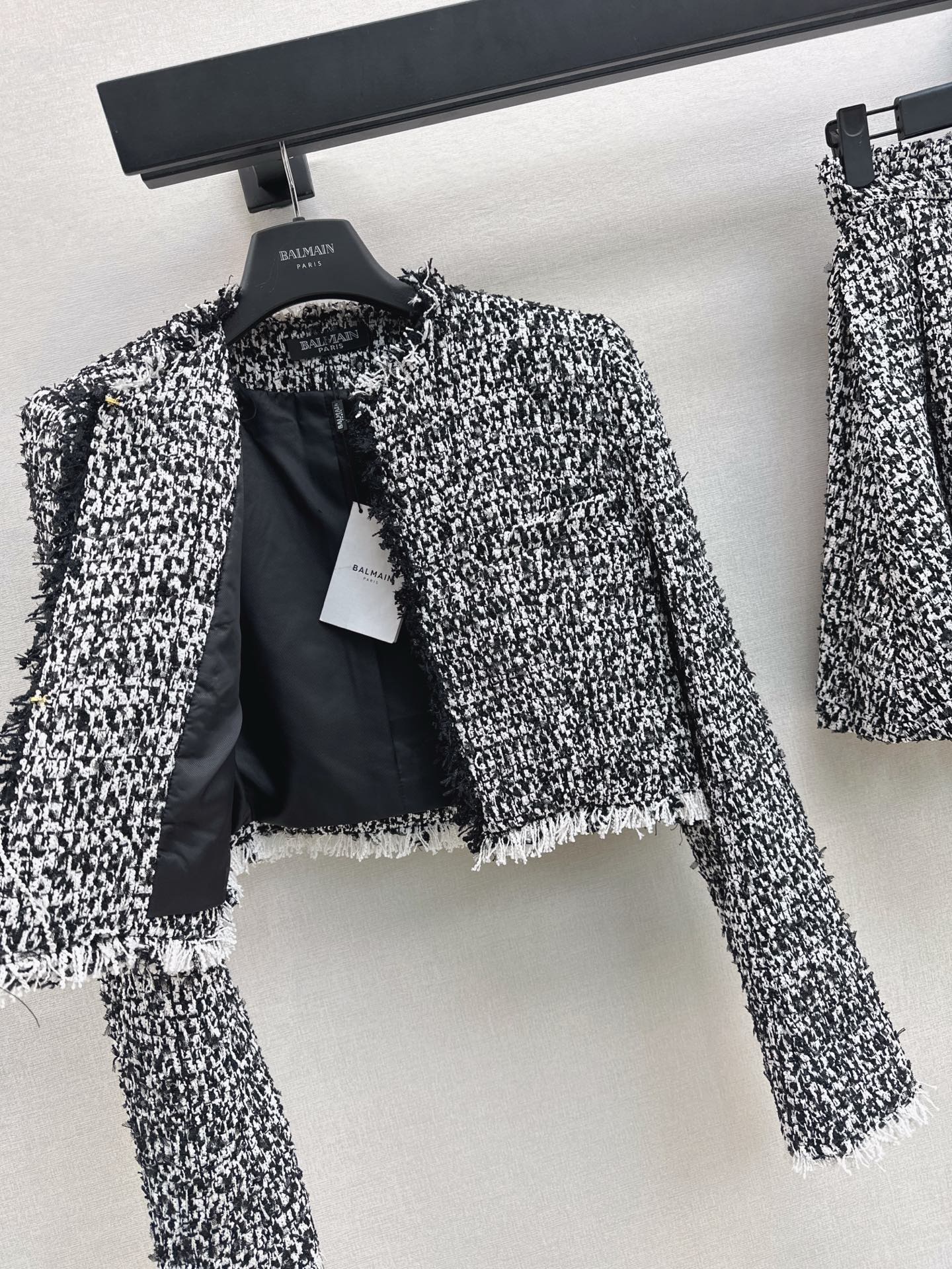 Balm 25fw tweed jacket