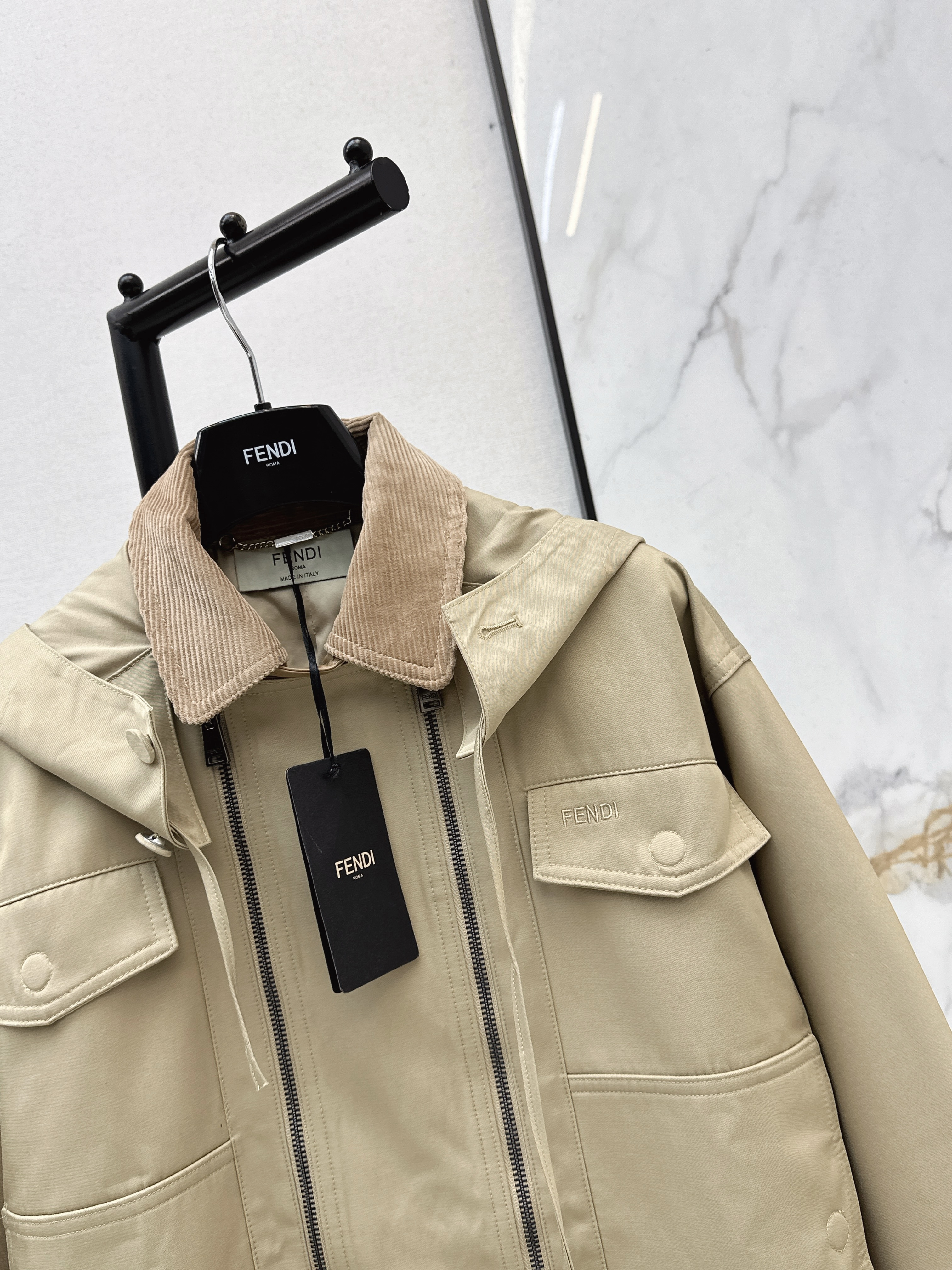Fen 26ss trench coats