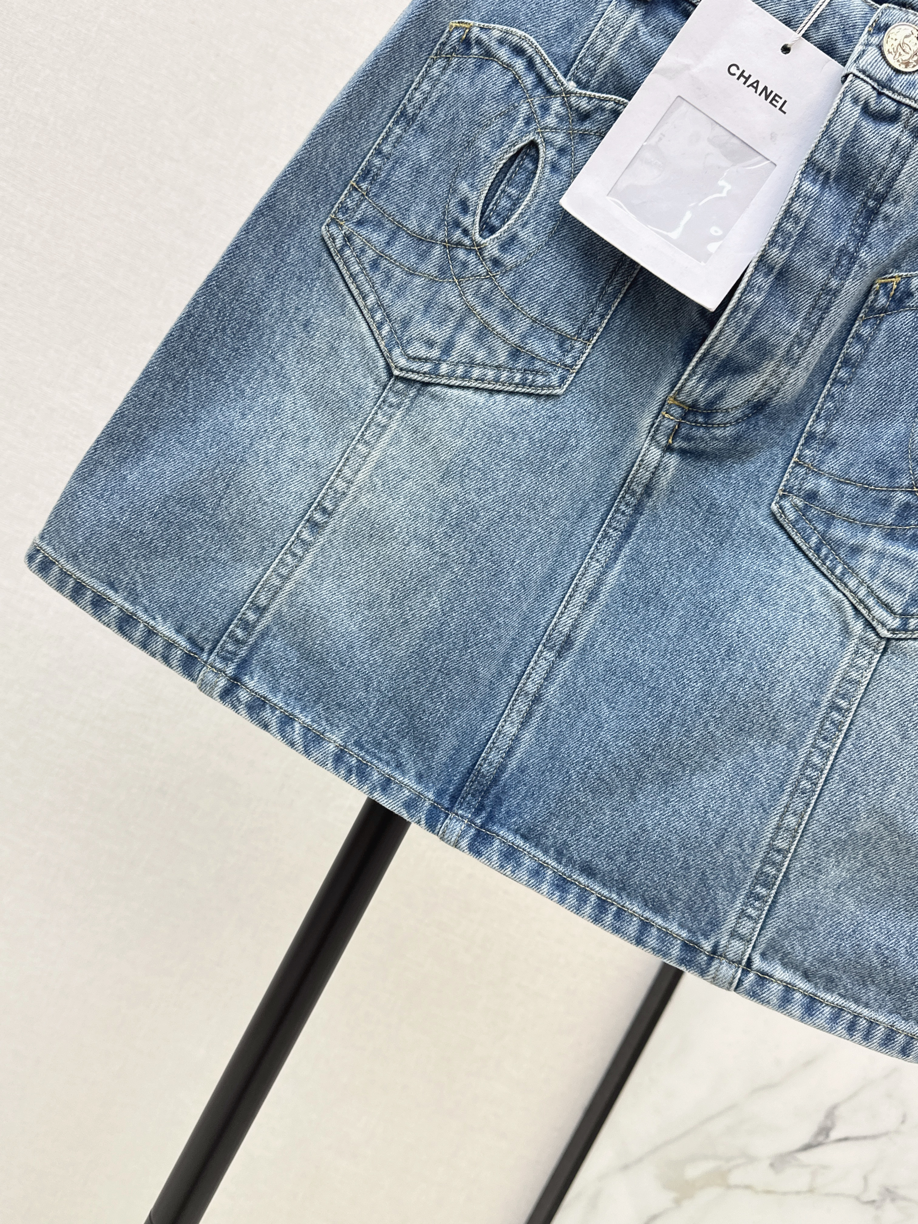 Chan 26ss denim skirt