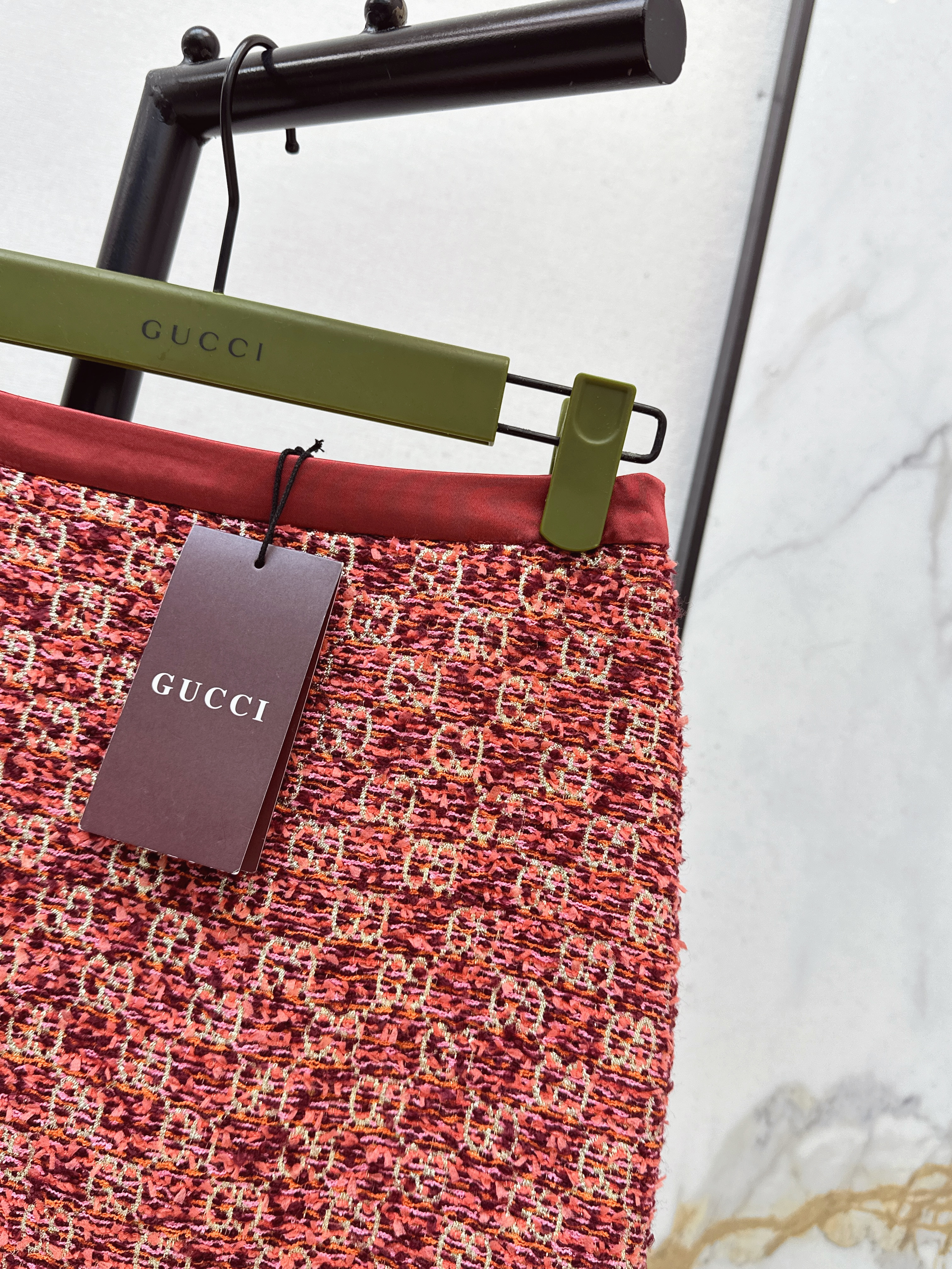 Guc 26ss jacquard skirt