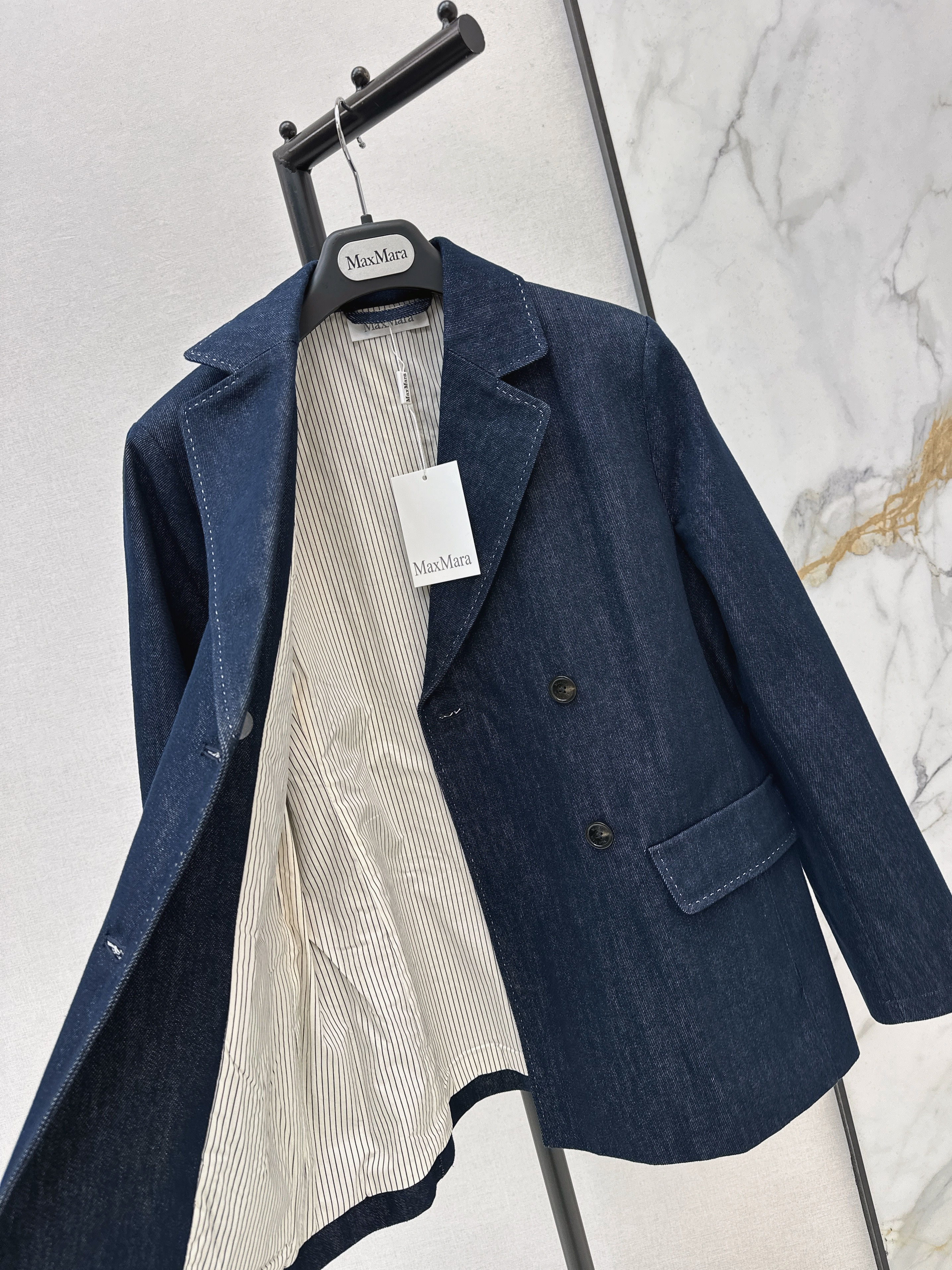 Max 26ss denim blazer
