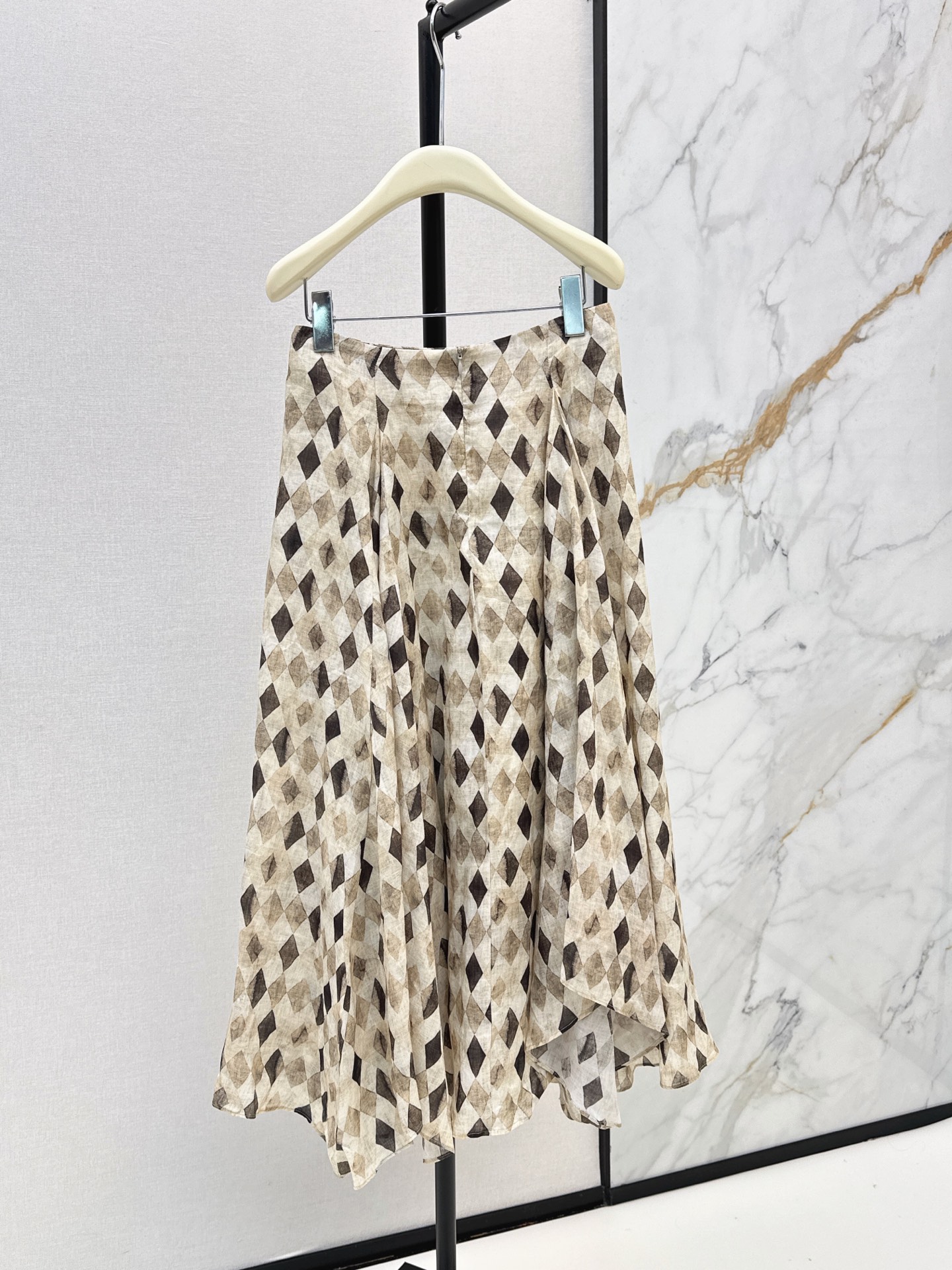 Ralp 26ss check print skirt