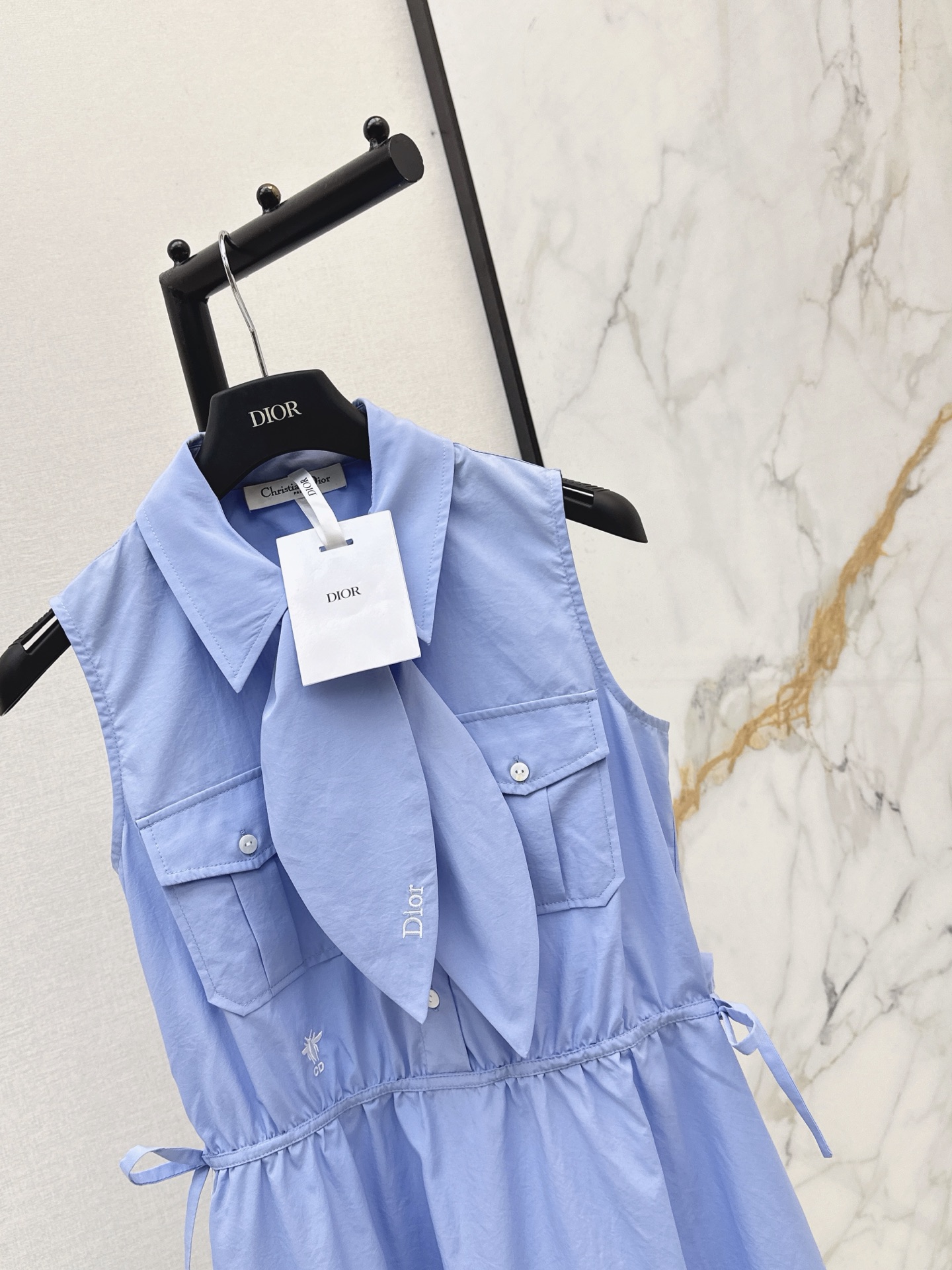CD 26ss sleeveless ribbon dress