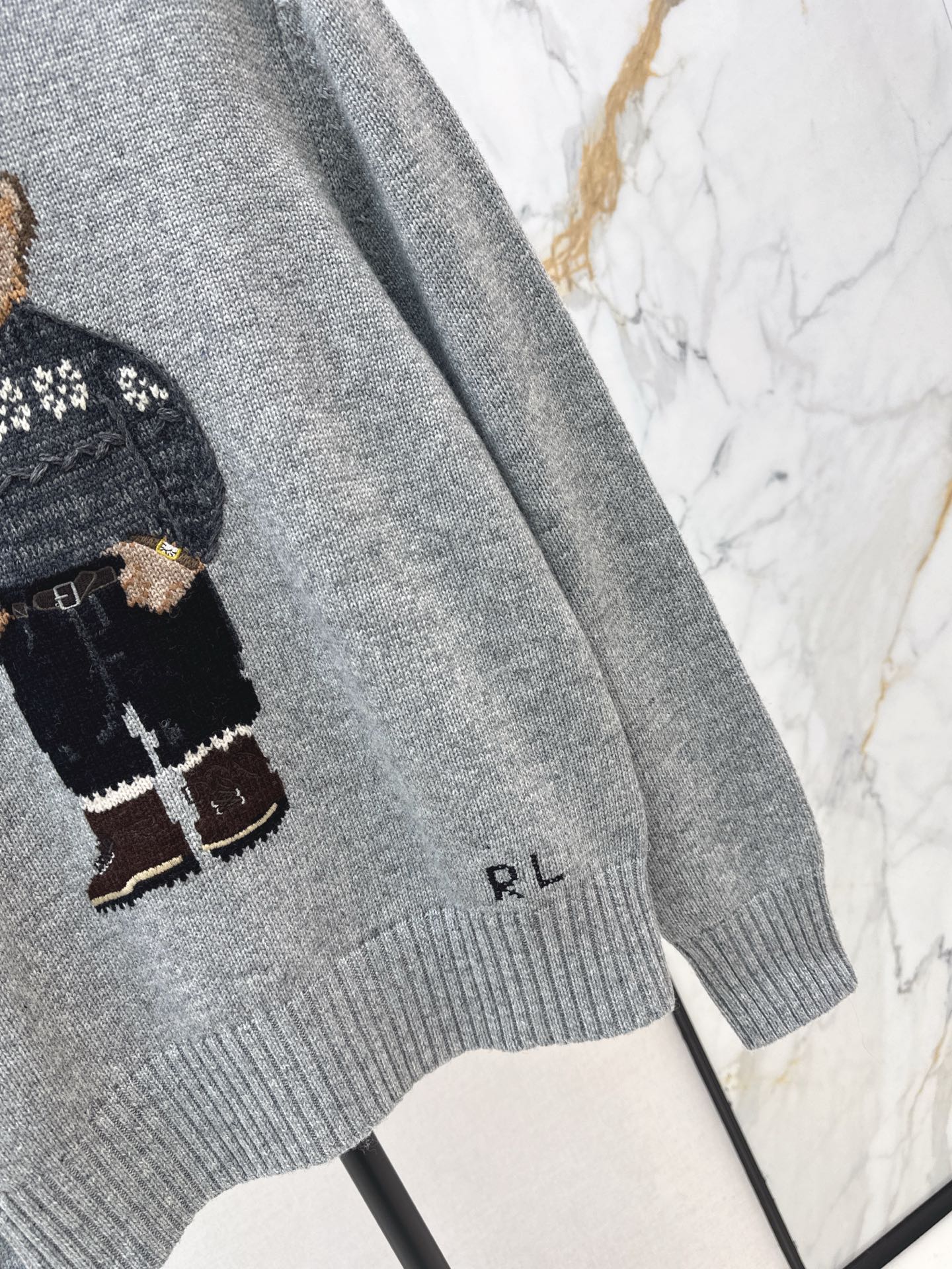 Ralp 26ss embroidery hooded sweater