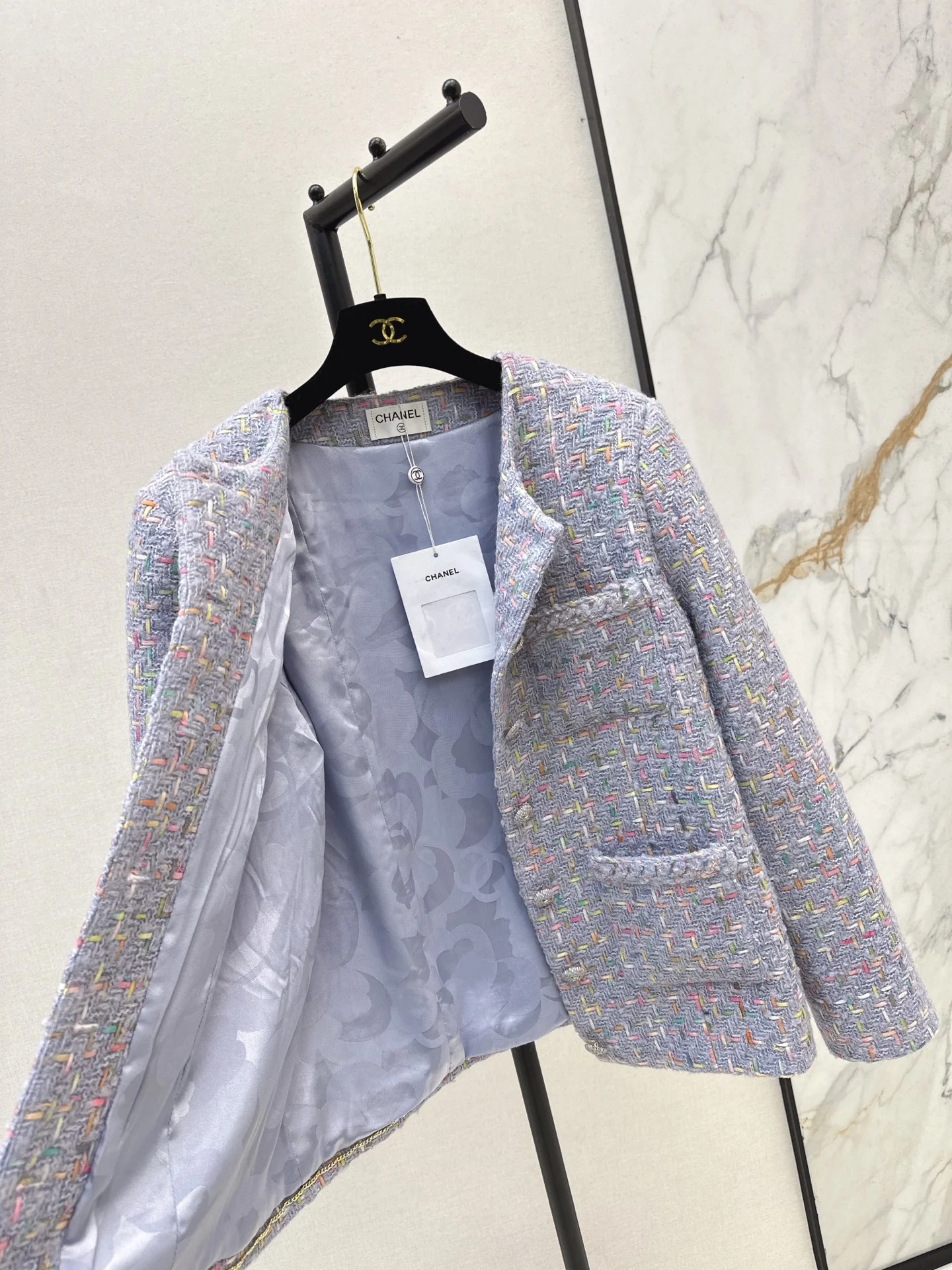 Chan 25fw woven tweed jacket