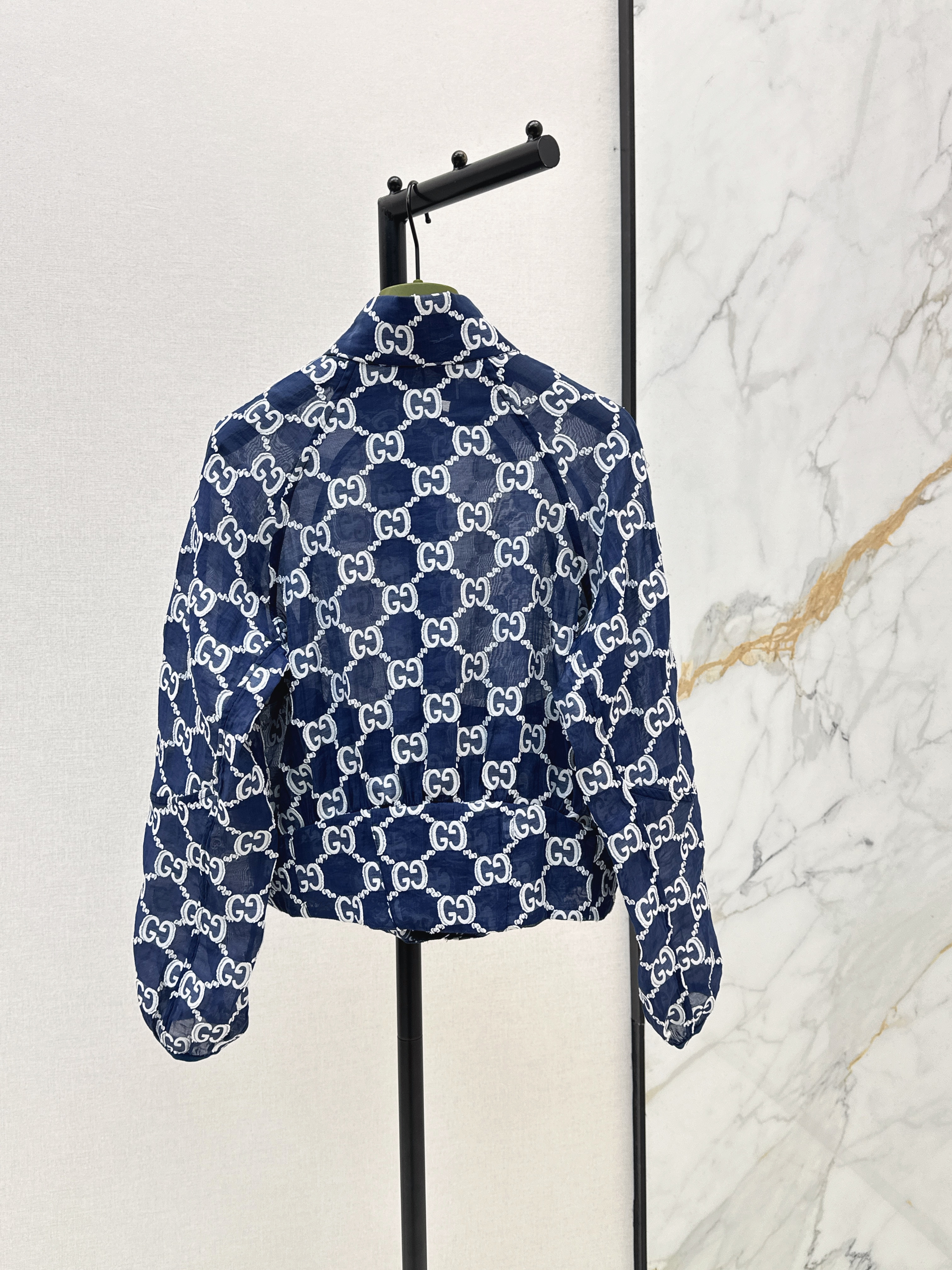 Guc 26SS Monogram Print Cropped Jacket