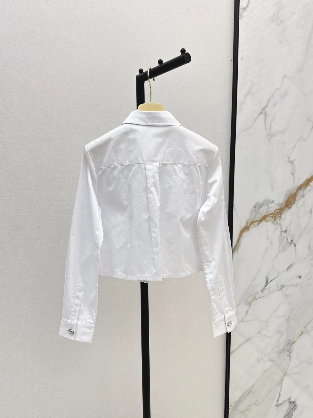 Miu 26ss rhinestones shirts
