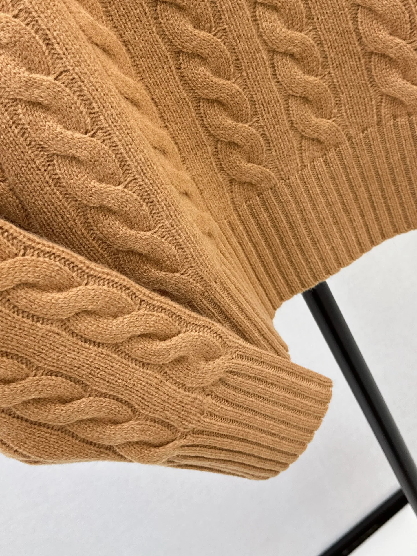 Ralp 25fw cable knit sweater