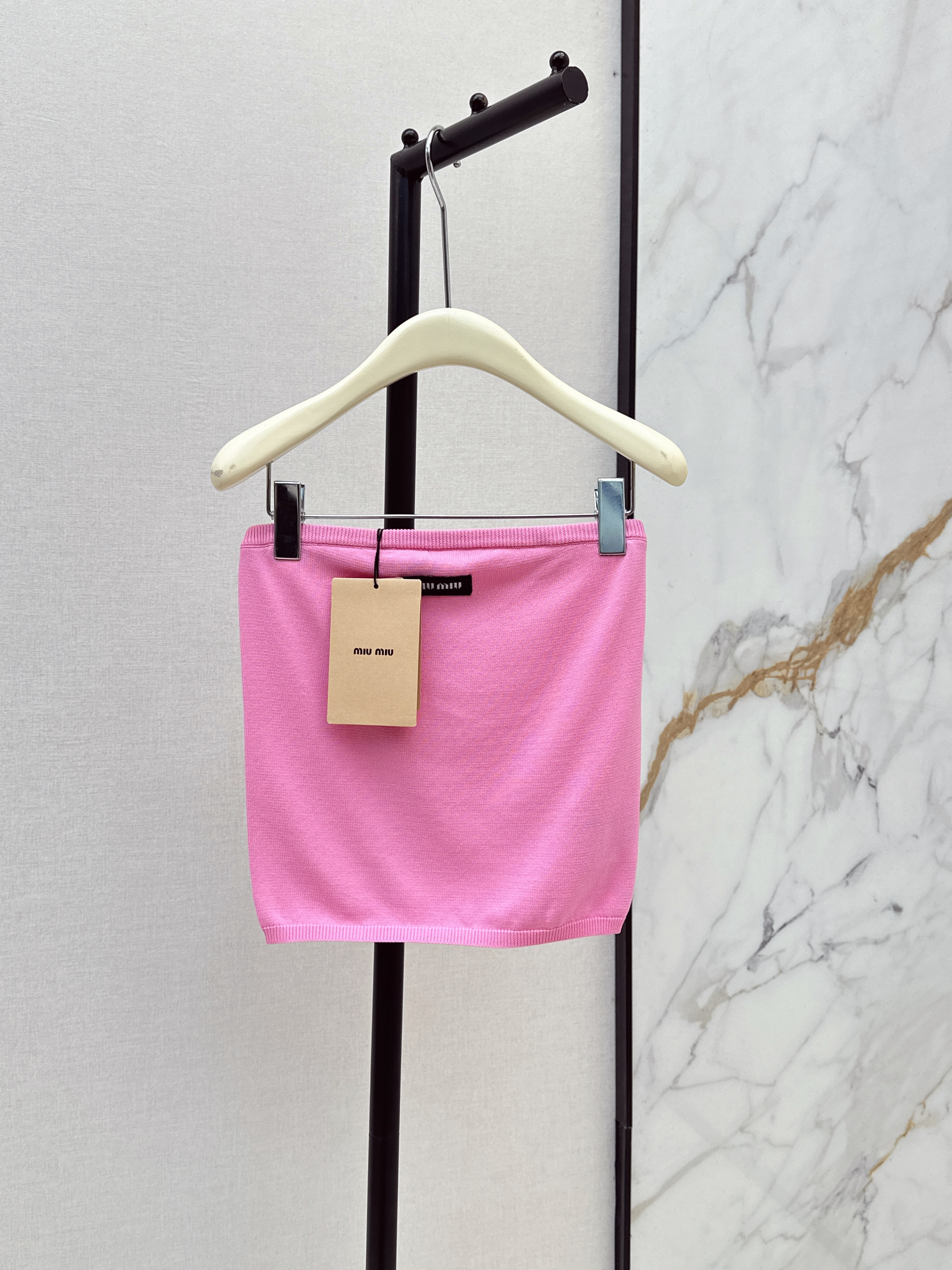 Miu 26ss knit tube top