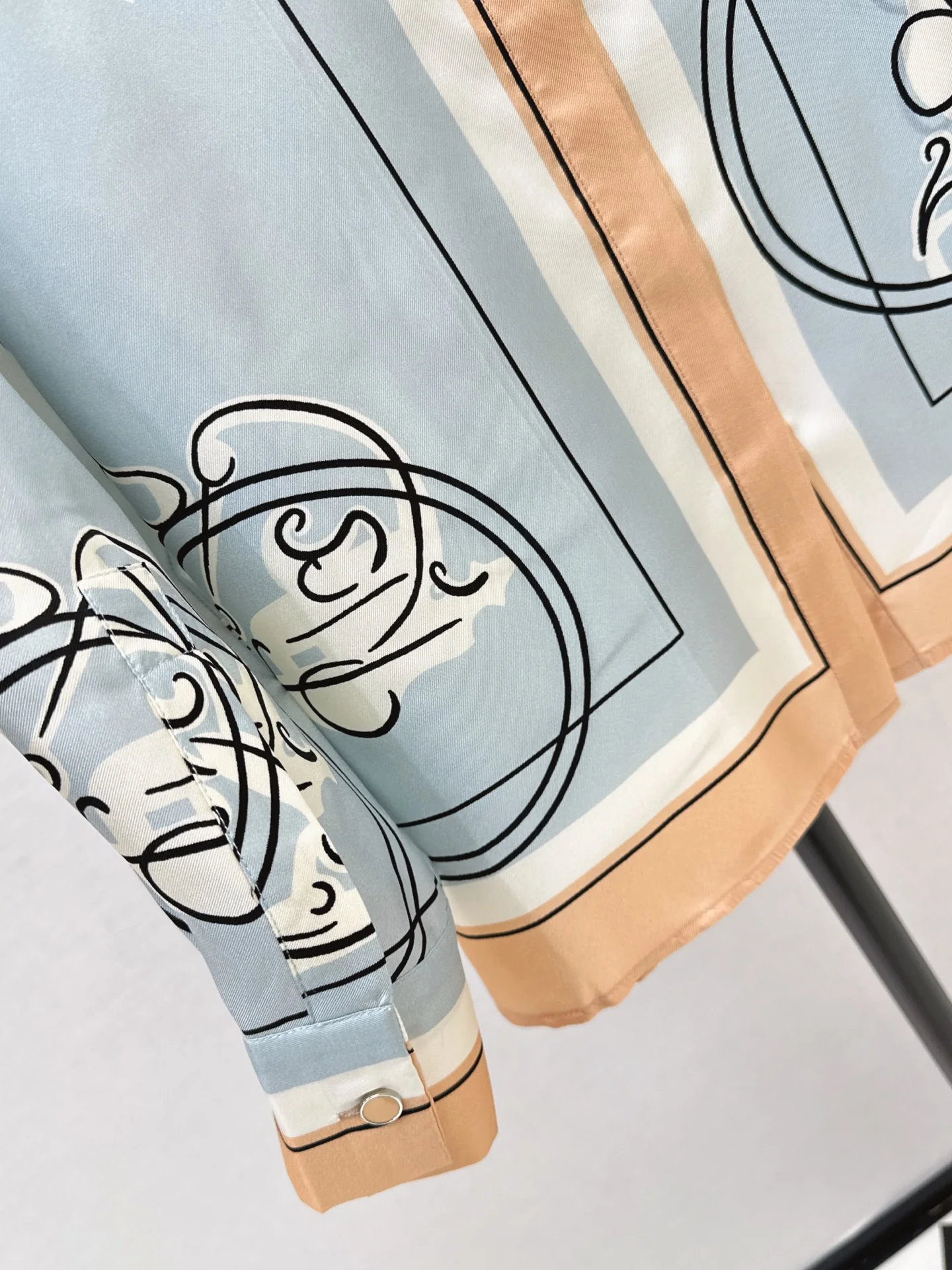 Herm 26ss print silk shirts