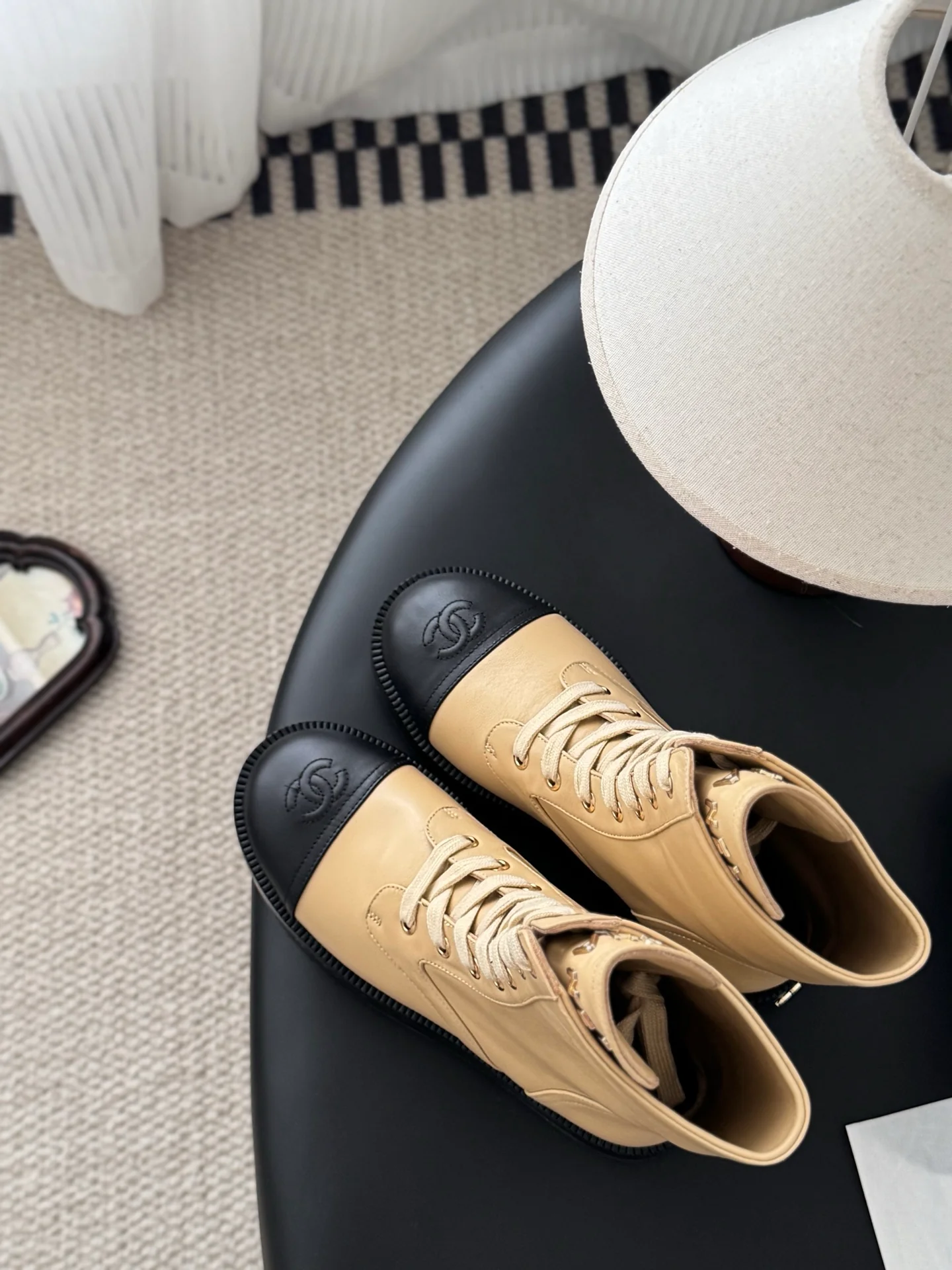 Chan 25fw ankle boots