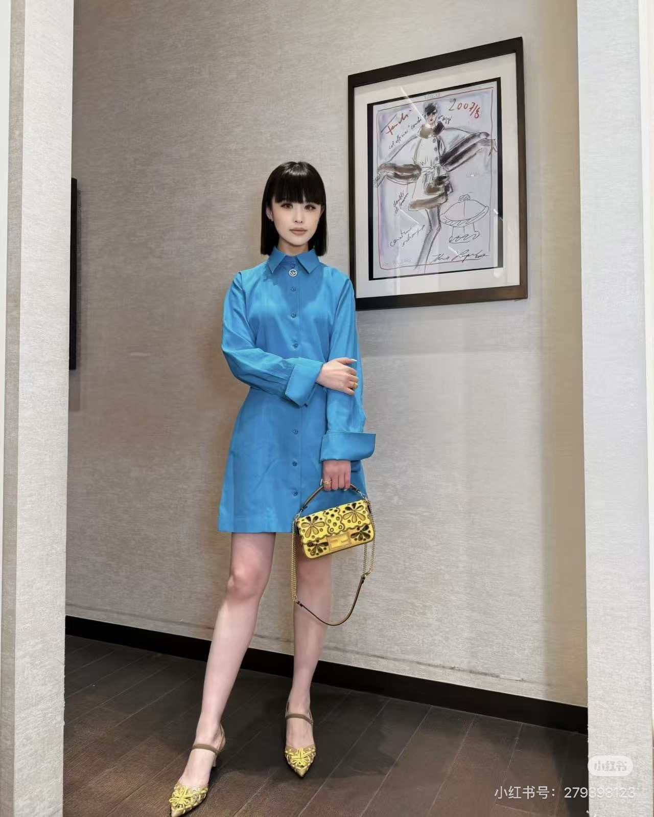 Fen 26ss shirt dress