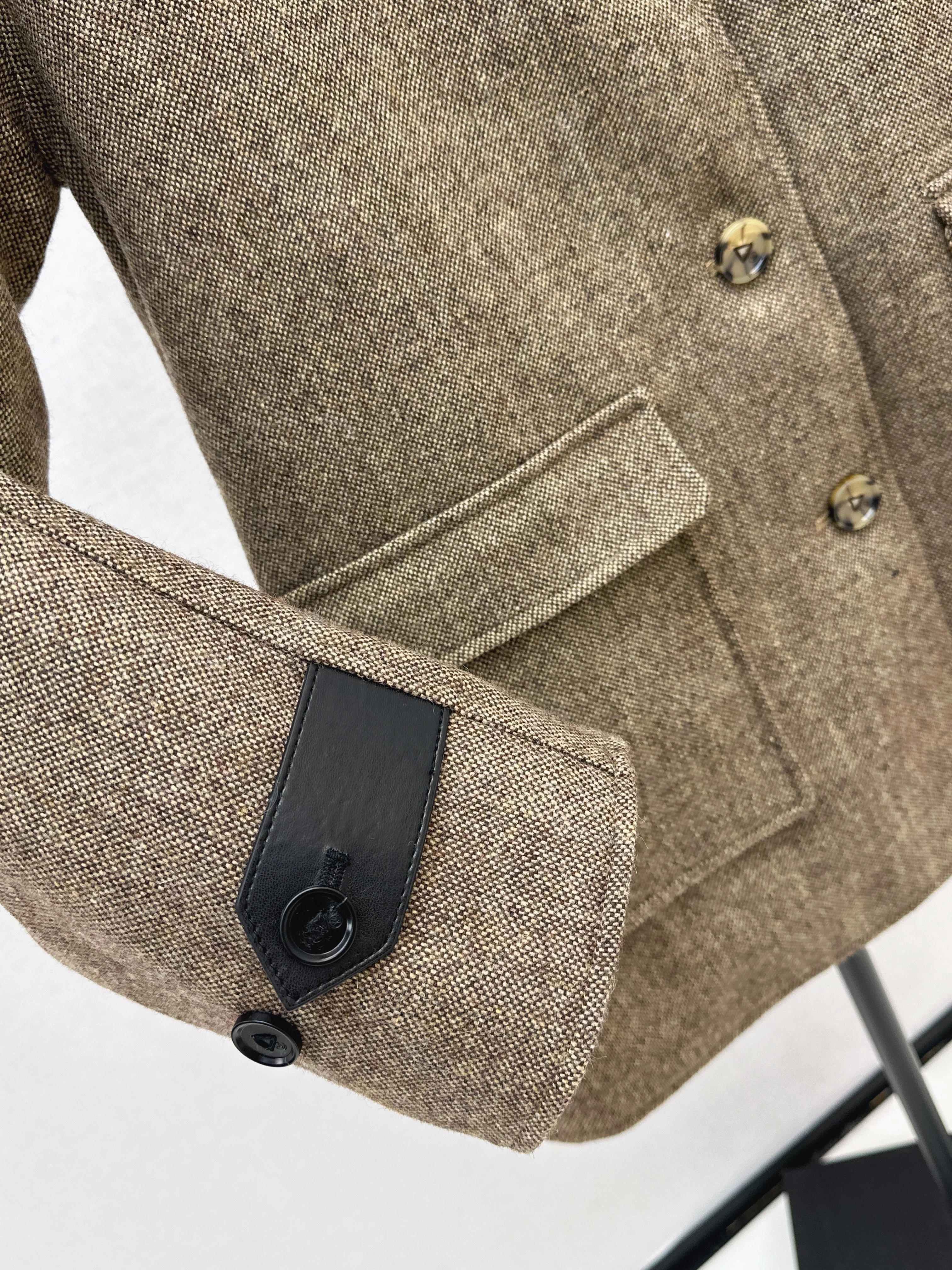 Louis 26ss trun down collar overcoats