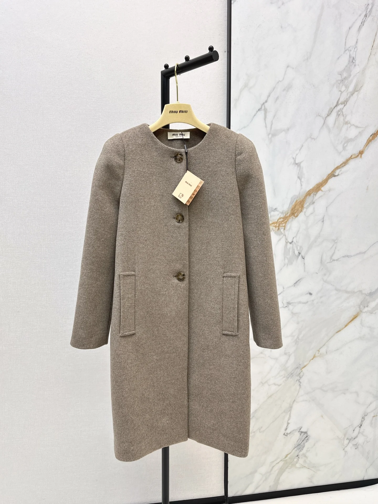 Miu 26ss woolen overcoats