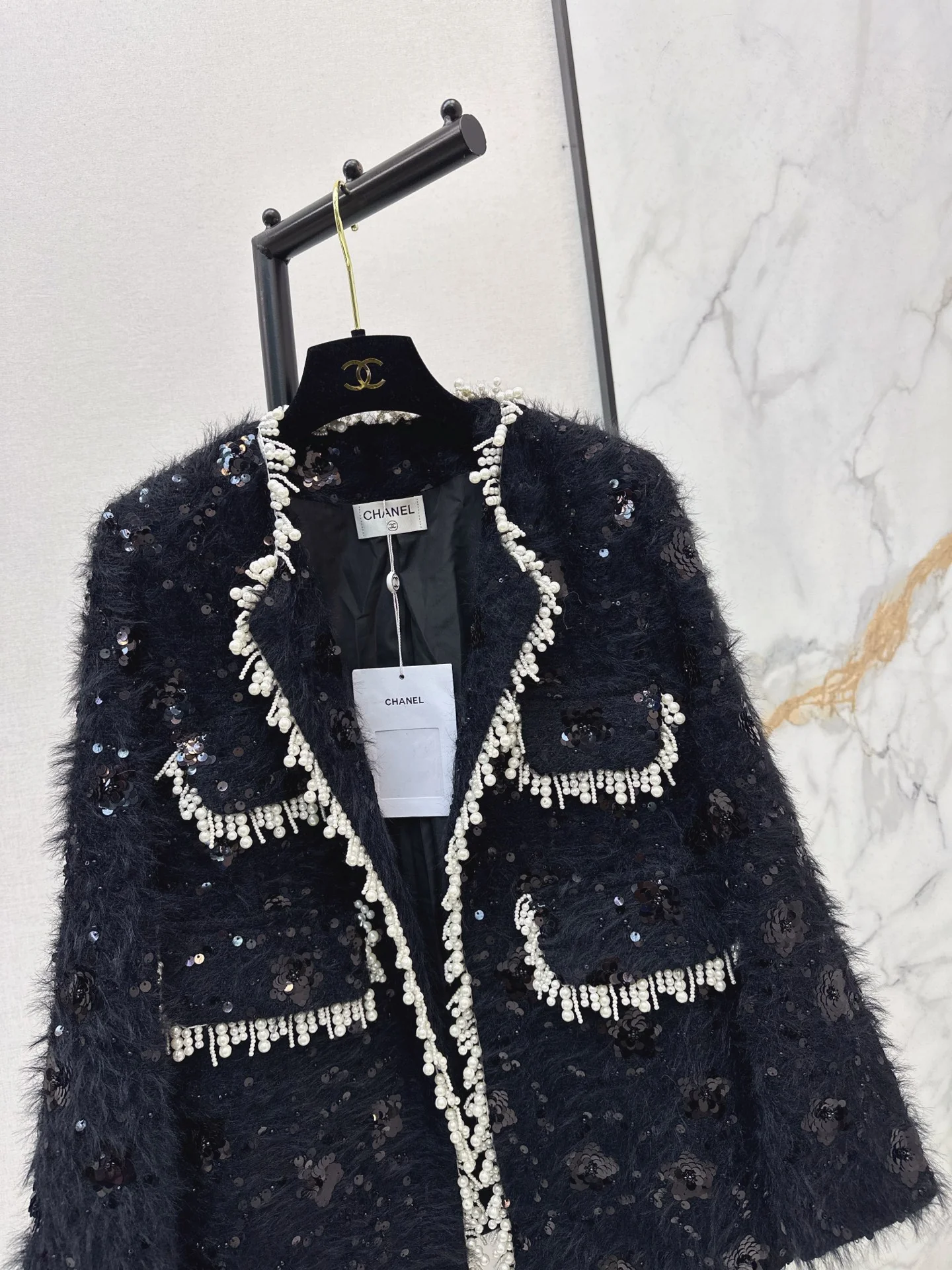 Chan 25fw tweed woven jacket