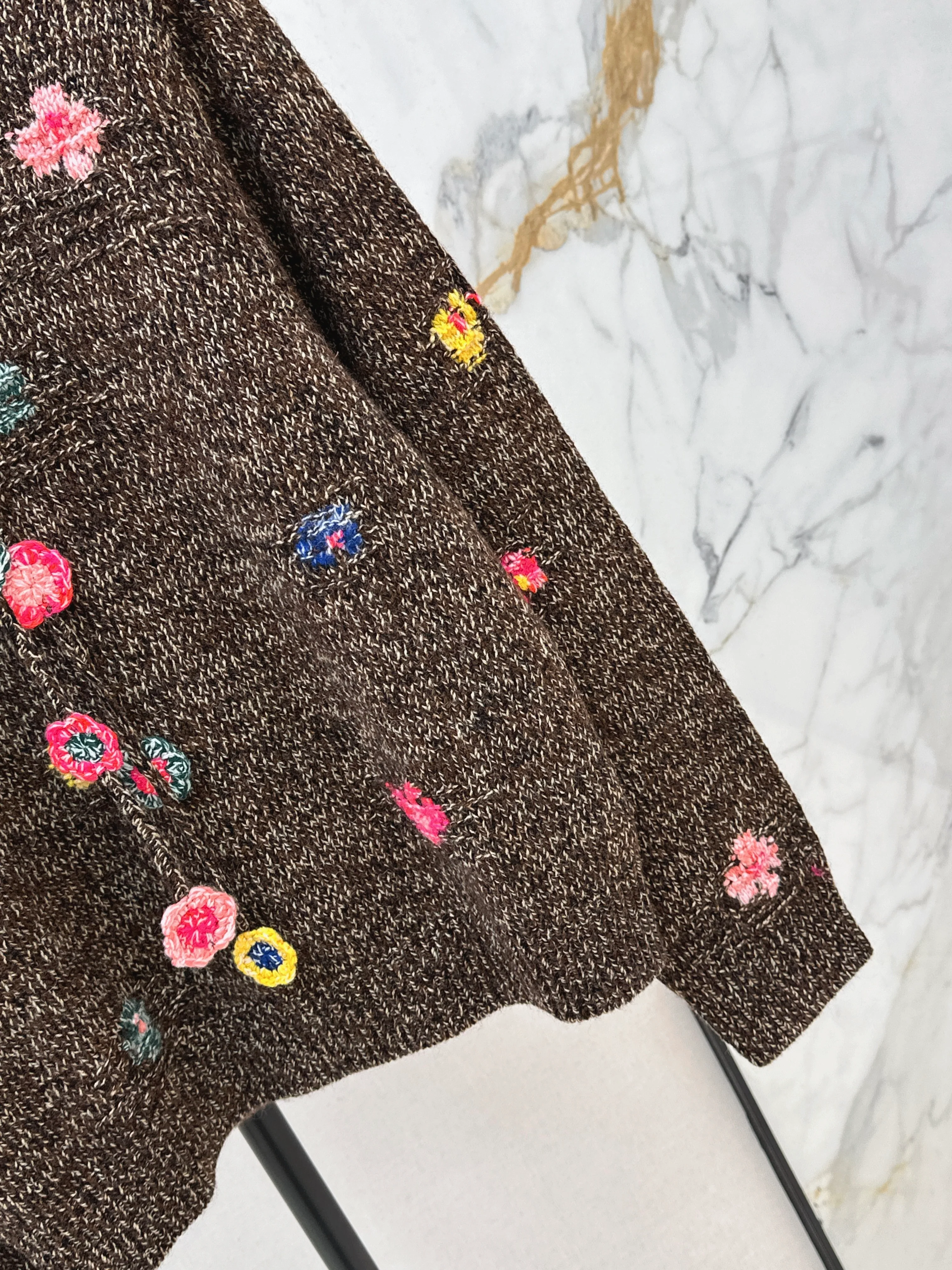 Erdo 26ss jacquard sweater