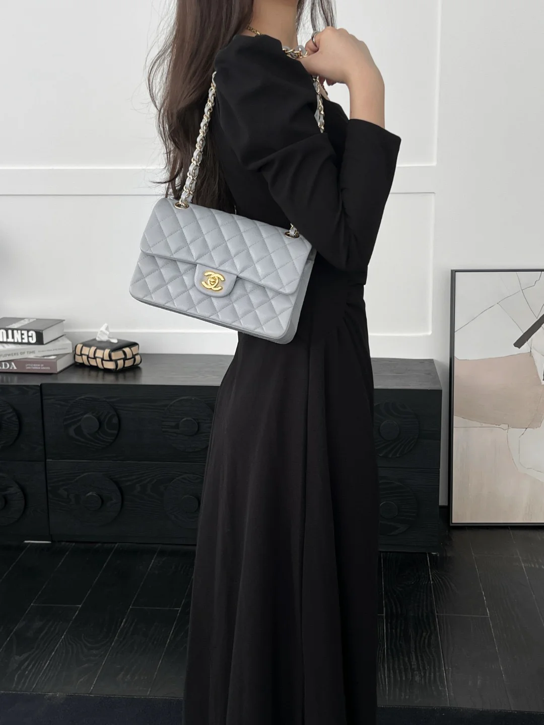 Chan cf23 chain shoulder bag