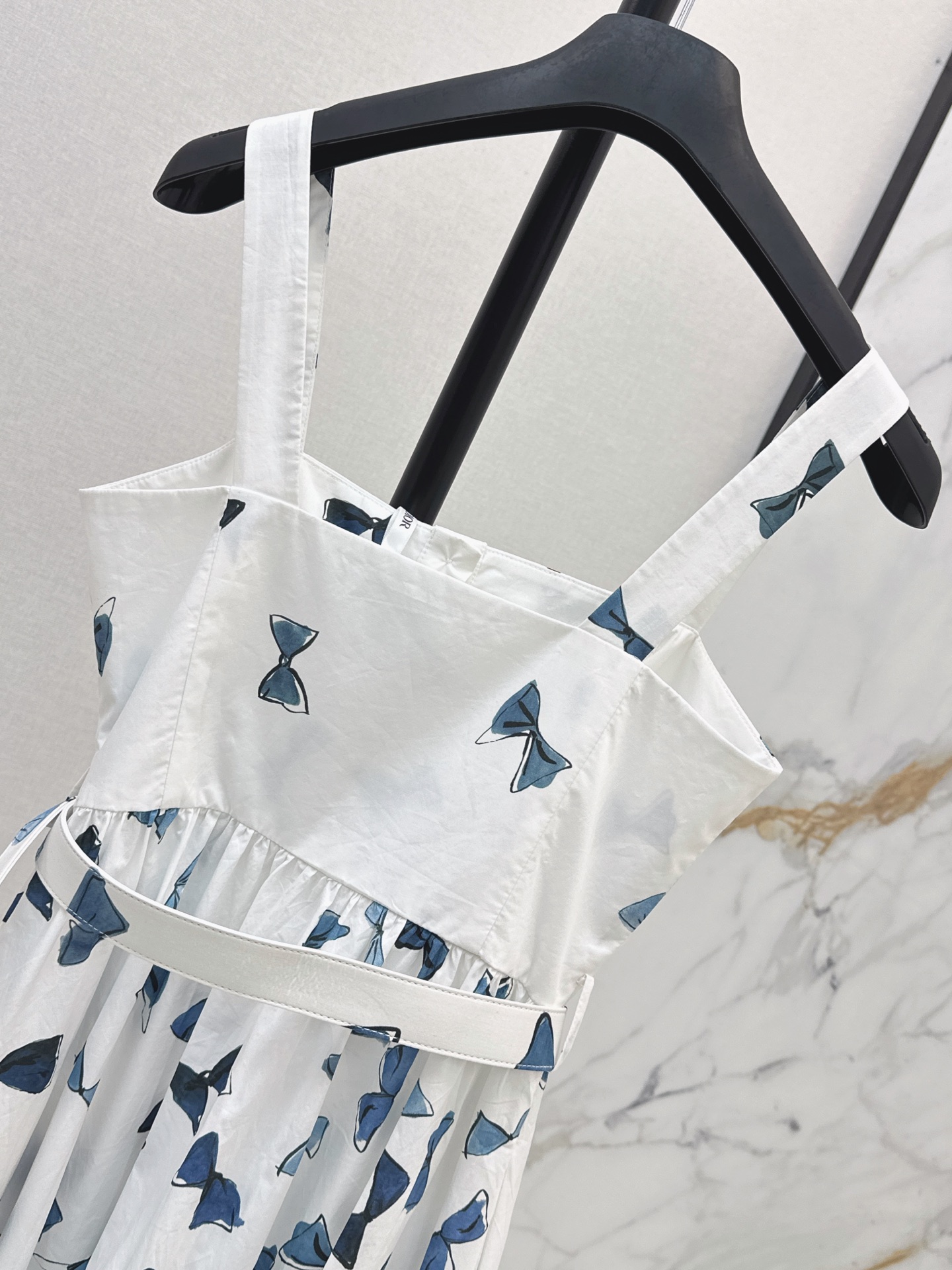 CD 26ss bow print silp dress