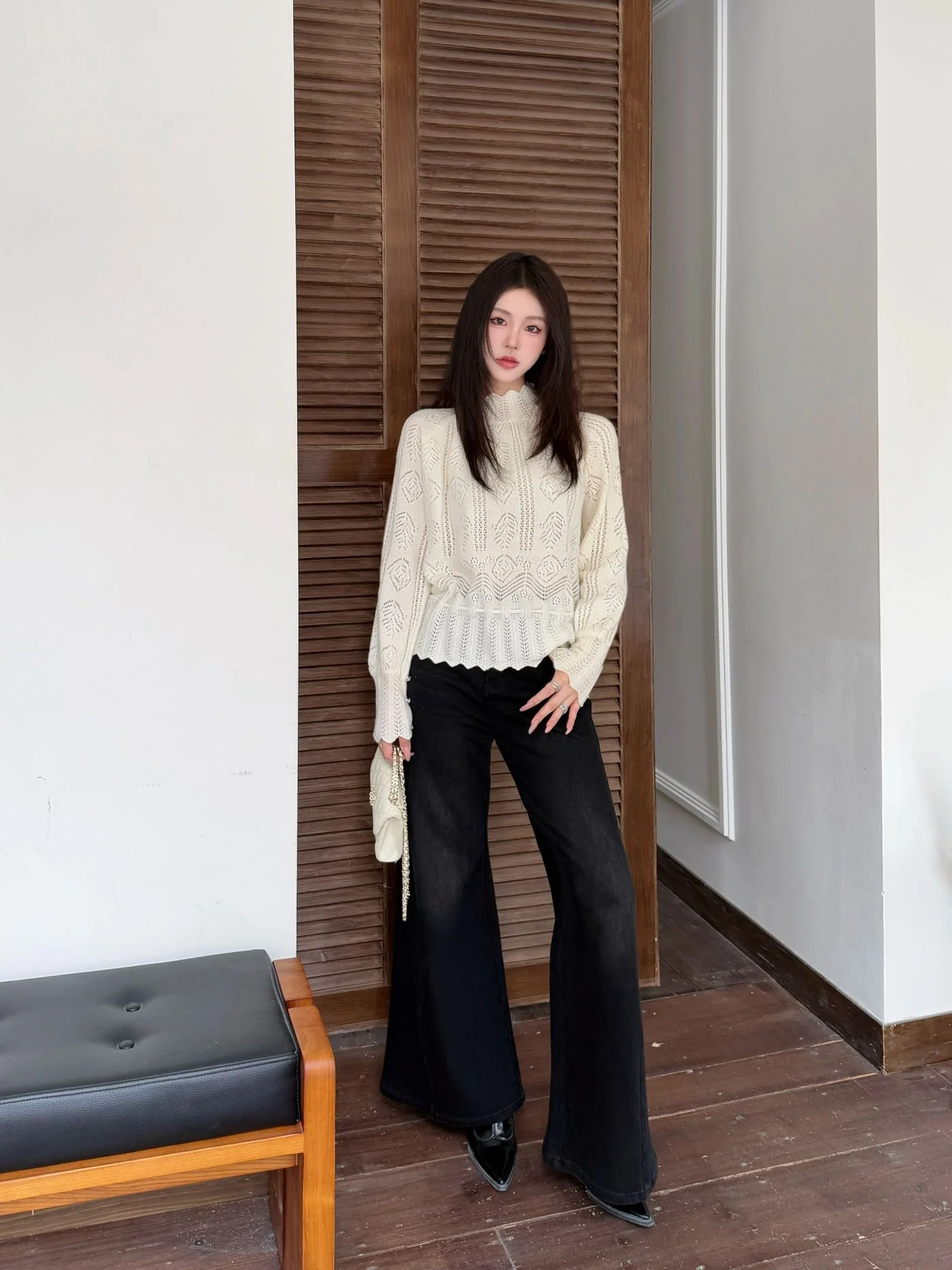 Chan 256ss drawstring sweater