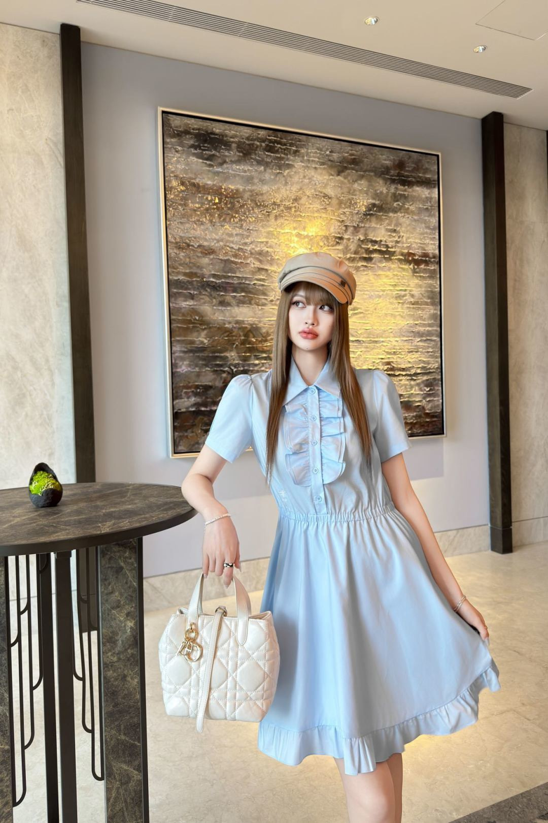 CD 26ss ruffle dress