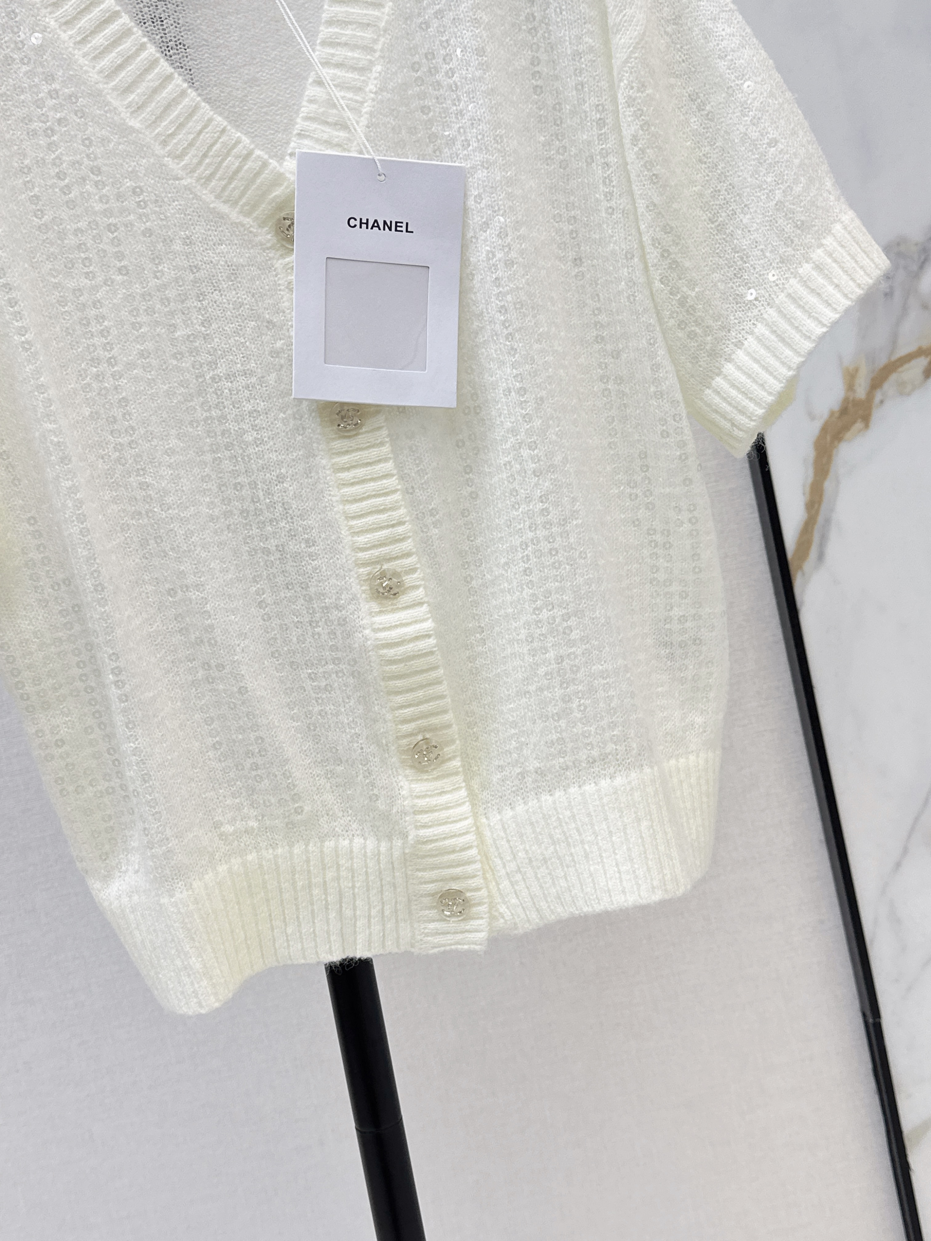 Chan 26ss sequin knitwear