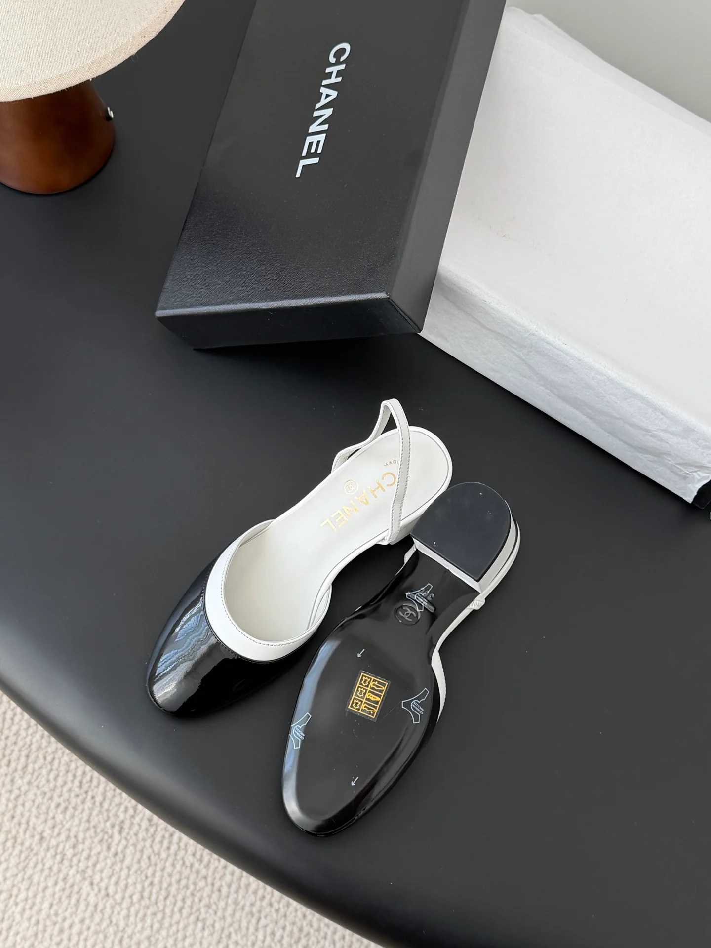 Chan 26ss mary jane chunky flats