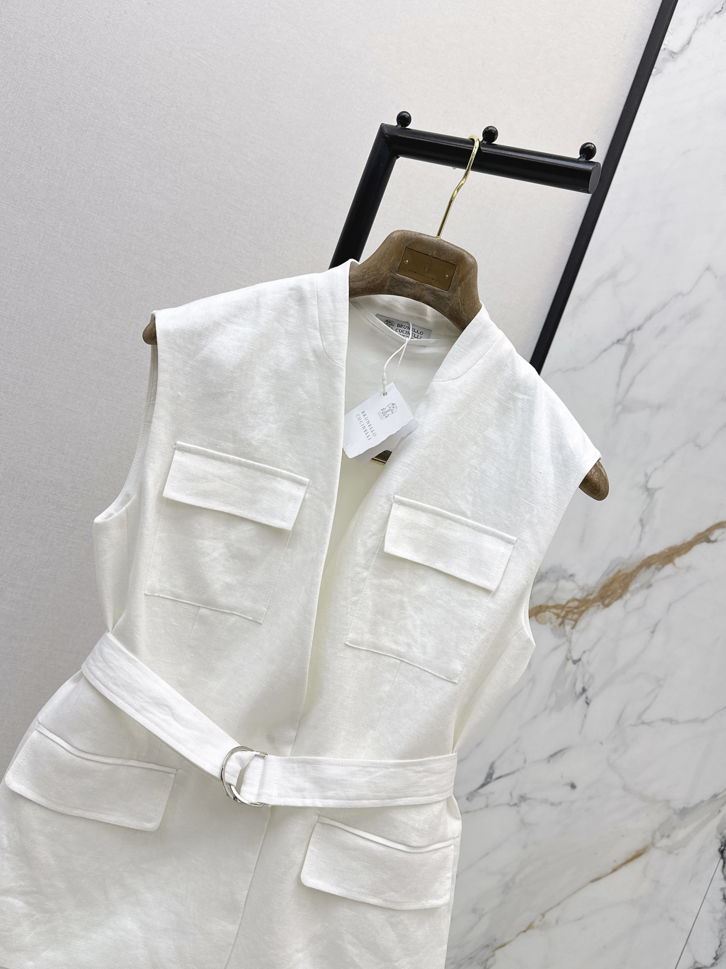 Brunello 26SS Layered Sleeveless Vest