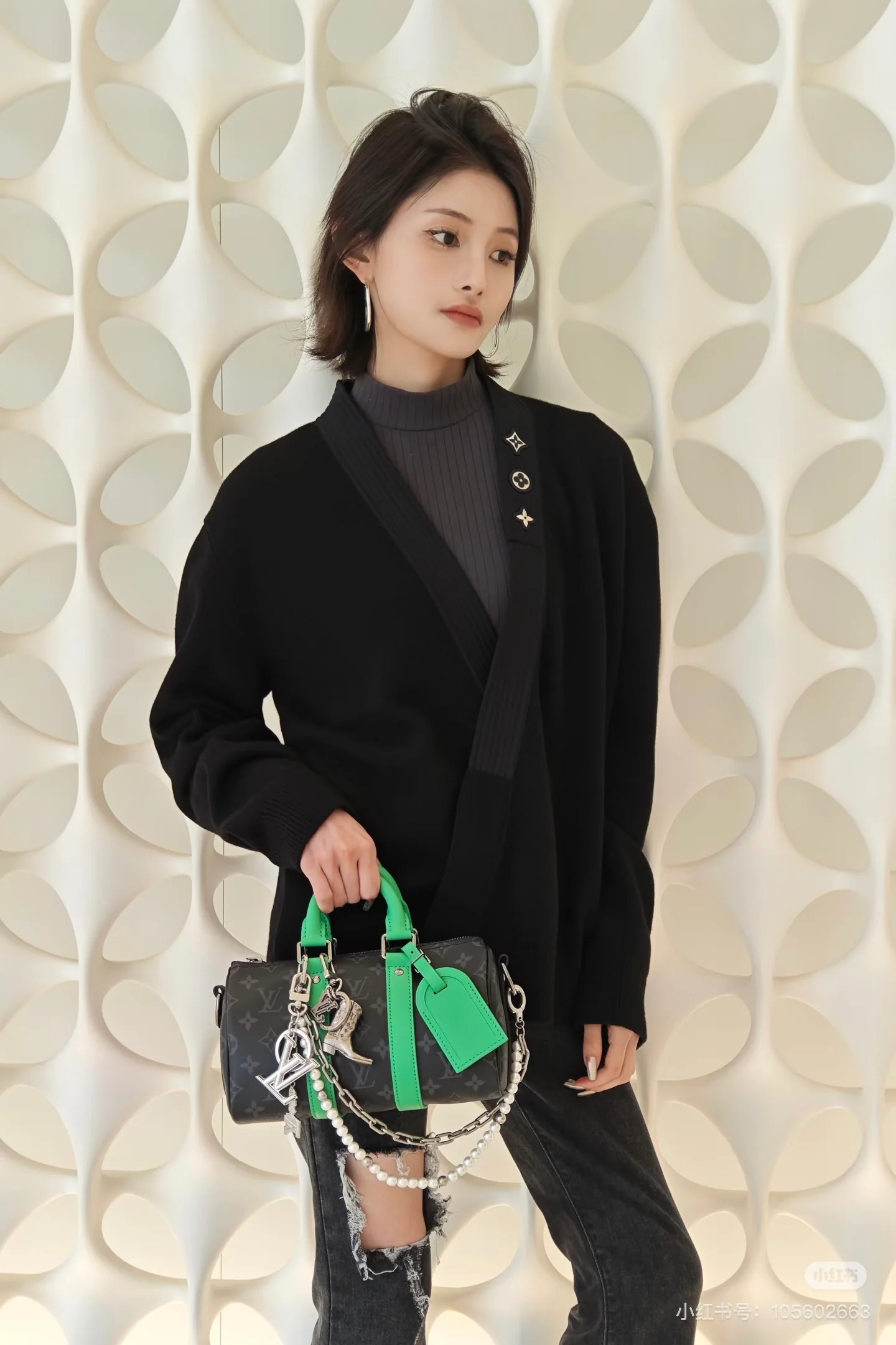 Loui 25fw wool cardigan