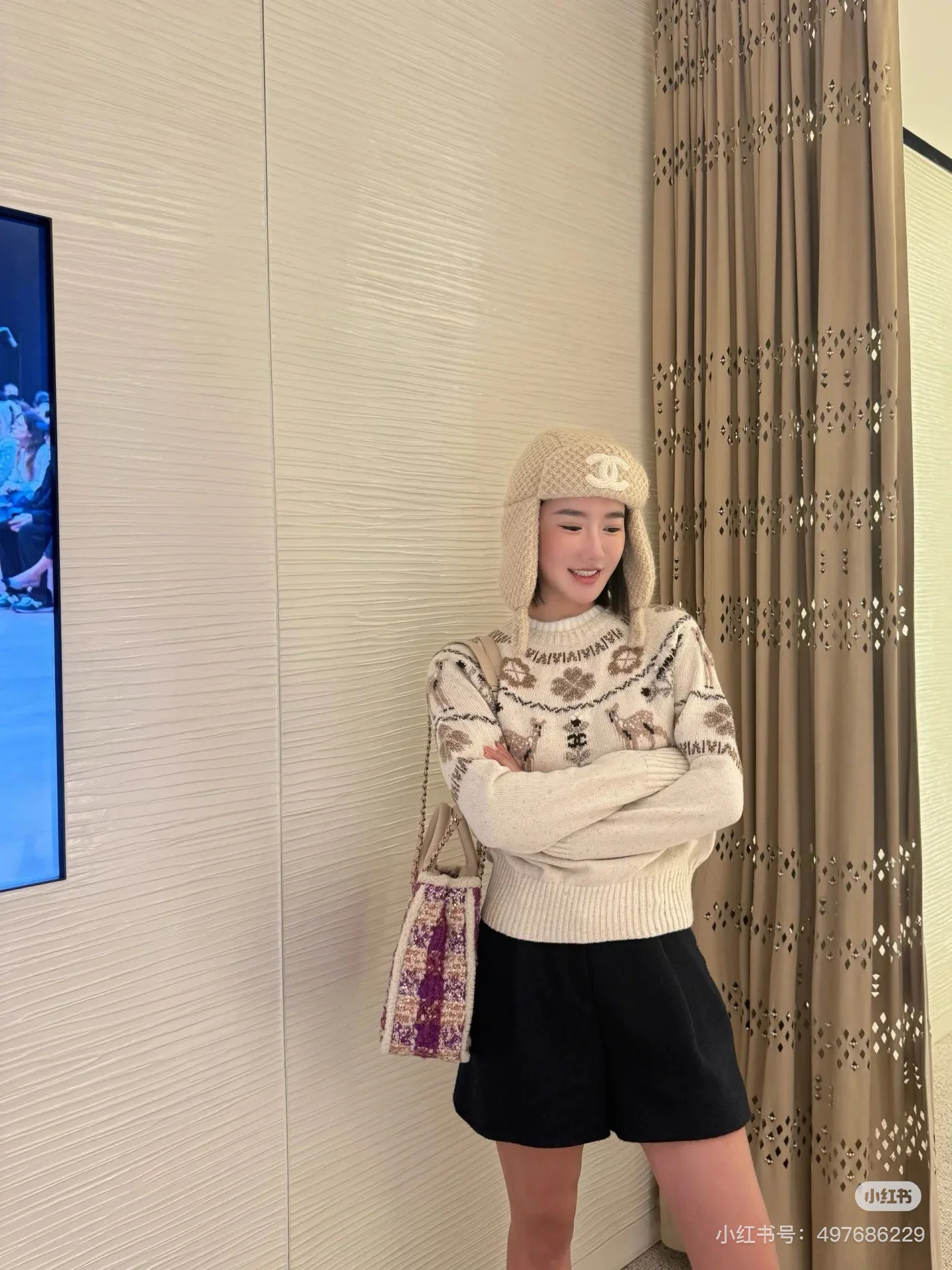 Chan 25fw christmas sweater