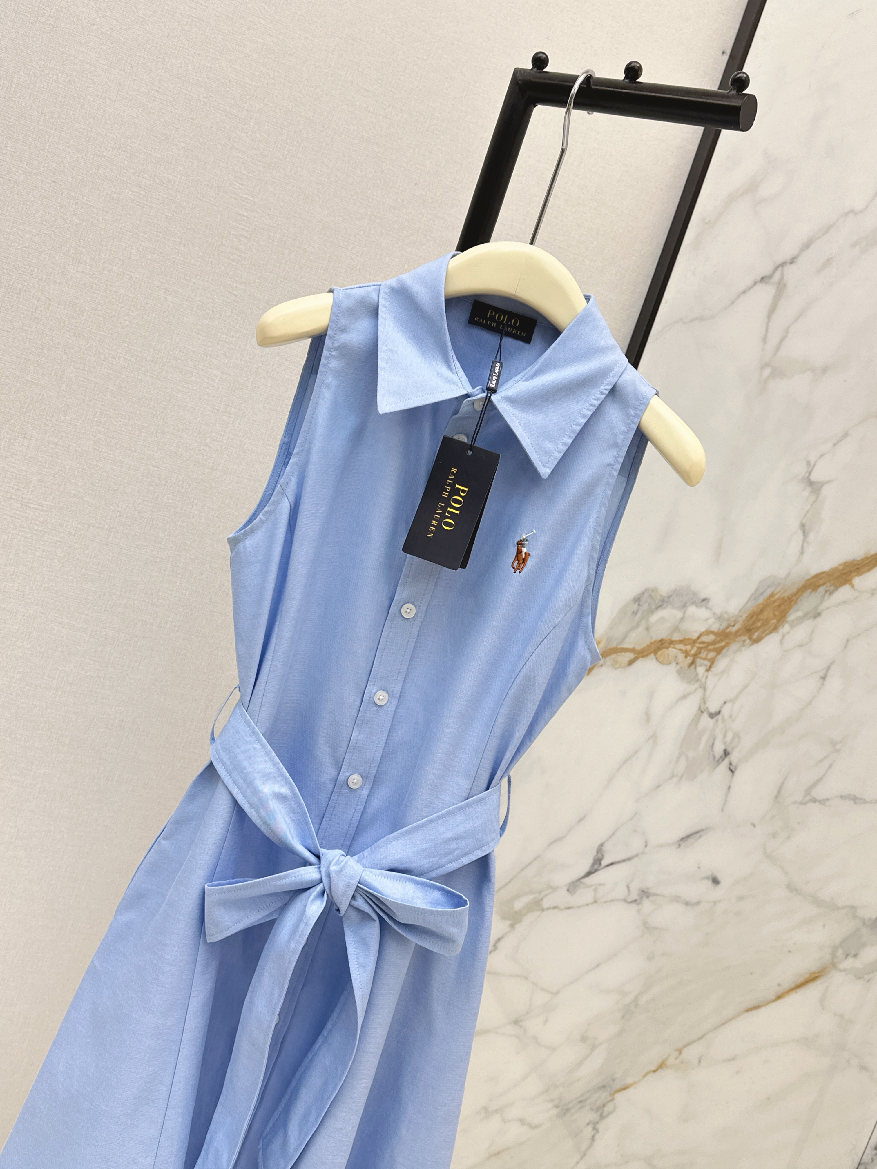 Ralp 26ss sleeveless shirt dress