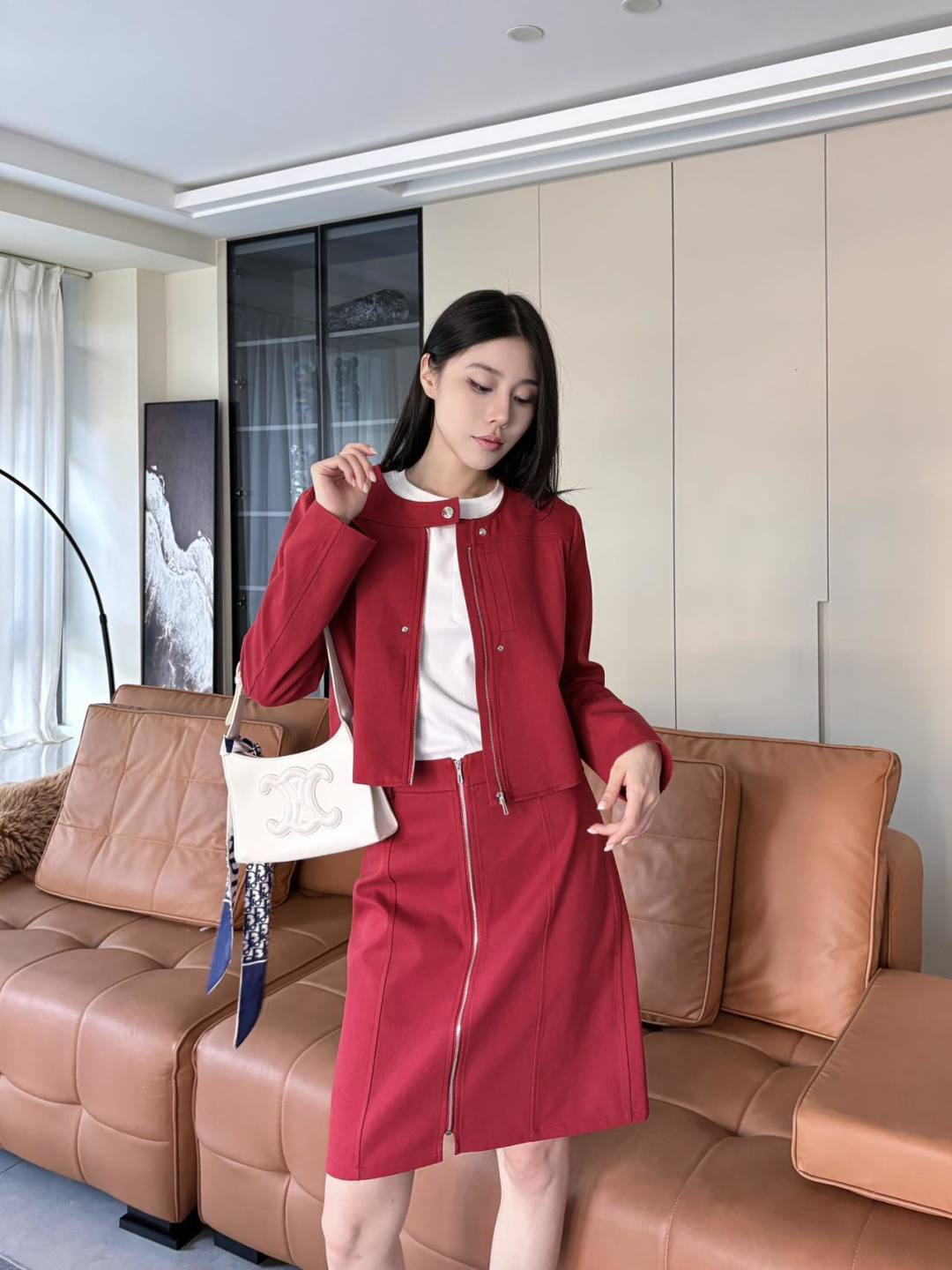 Her 26ss zip-up jacket