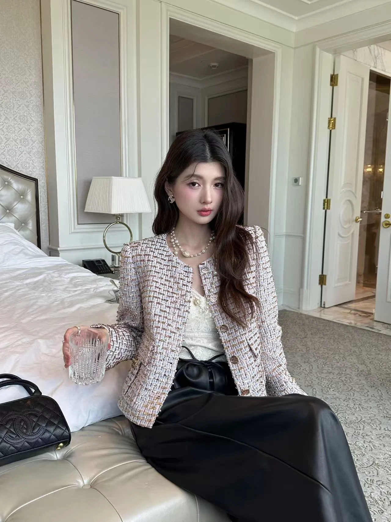 Chan 26ss tweed jacket