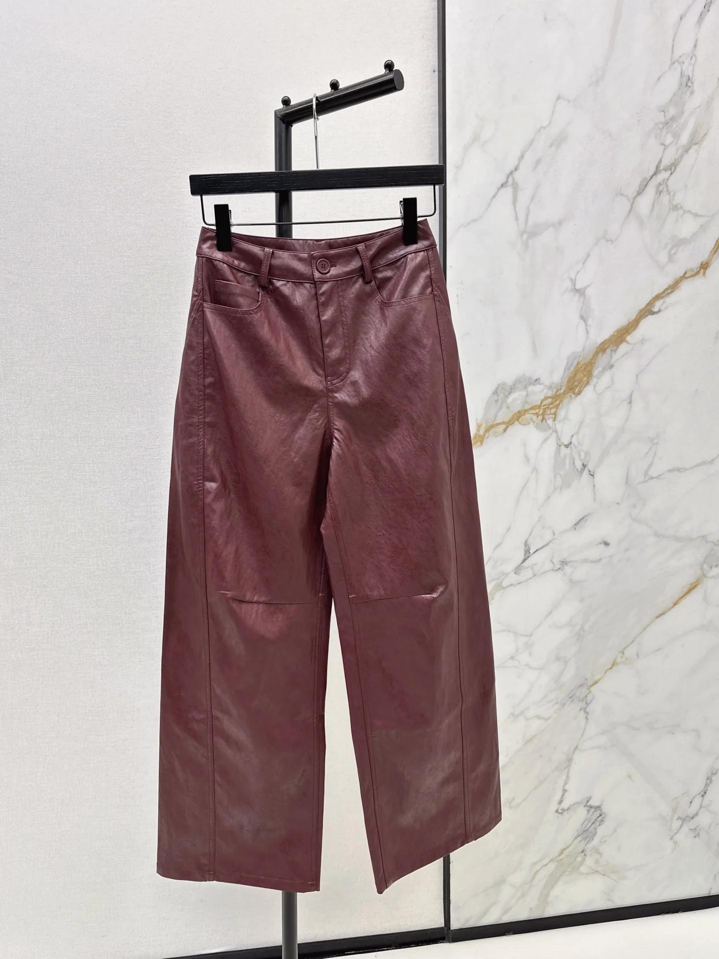 Row 25fw leather pants