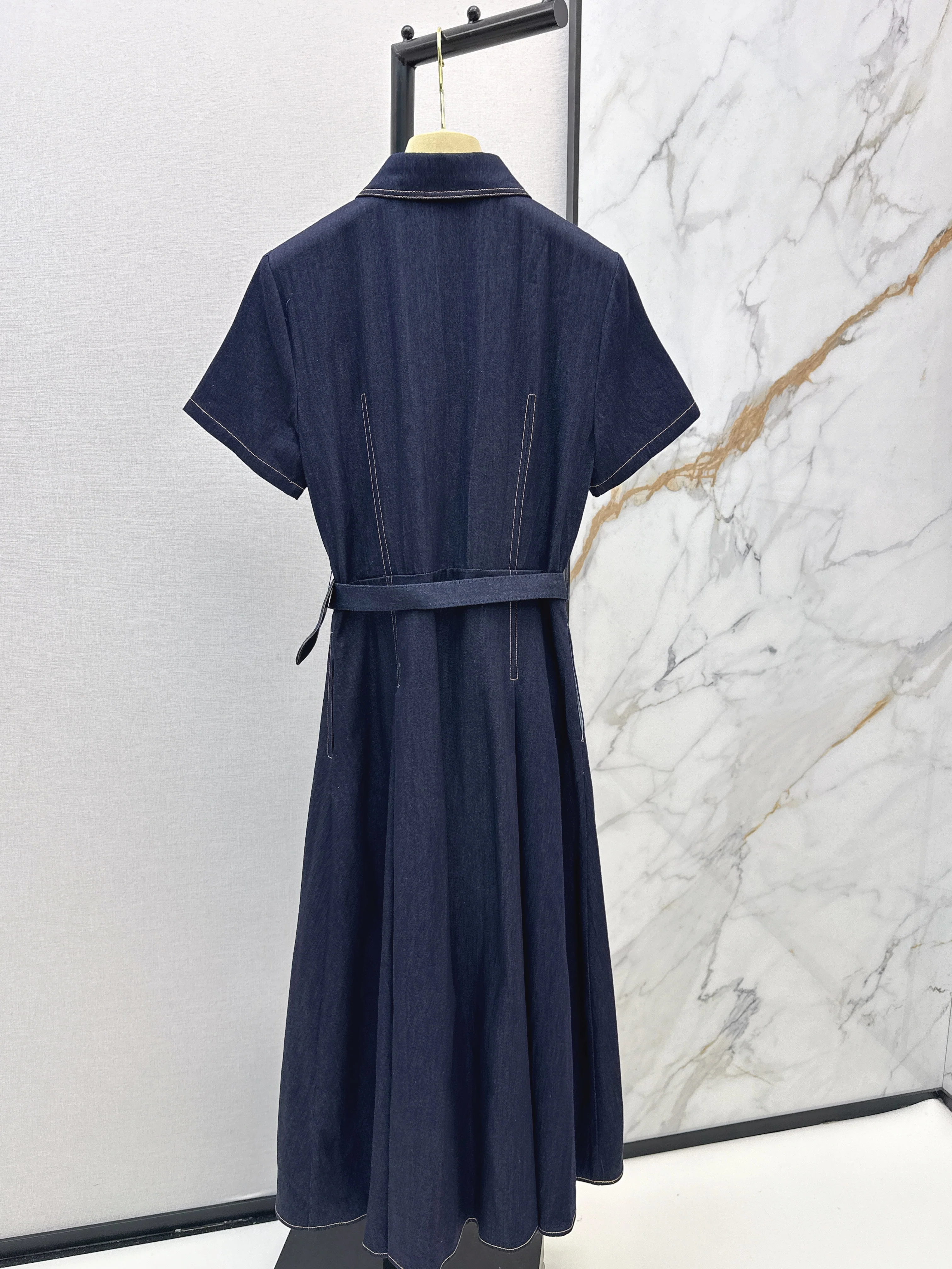 Miu 26ss denim dress